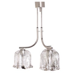Murano Glass Chandelier by Mazzega, Space Age Style, Italy, 1970s
