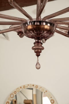 Lustre en verre de Murano par MVM Cappellin