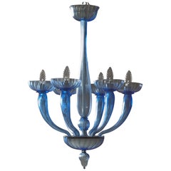 Murano Glass Chandelier Attributed to Tomaso Buzzi