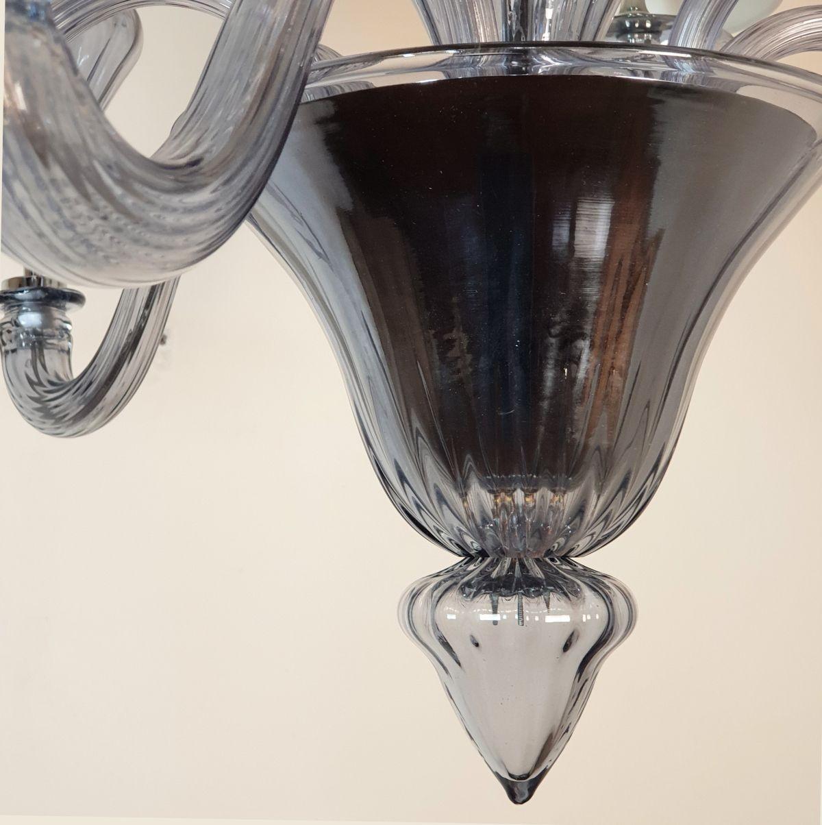 Murano-Glas-Kronleuchter von Barovier 1990er Jahre im Angebot 5
