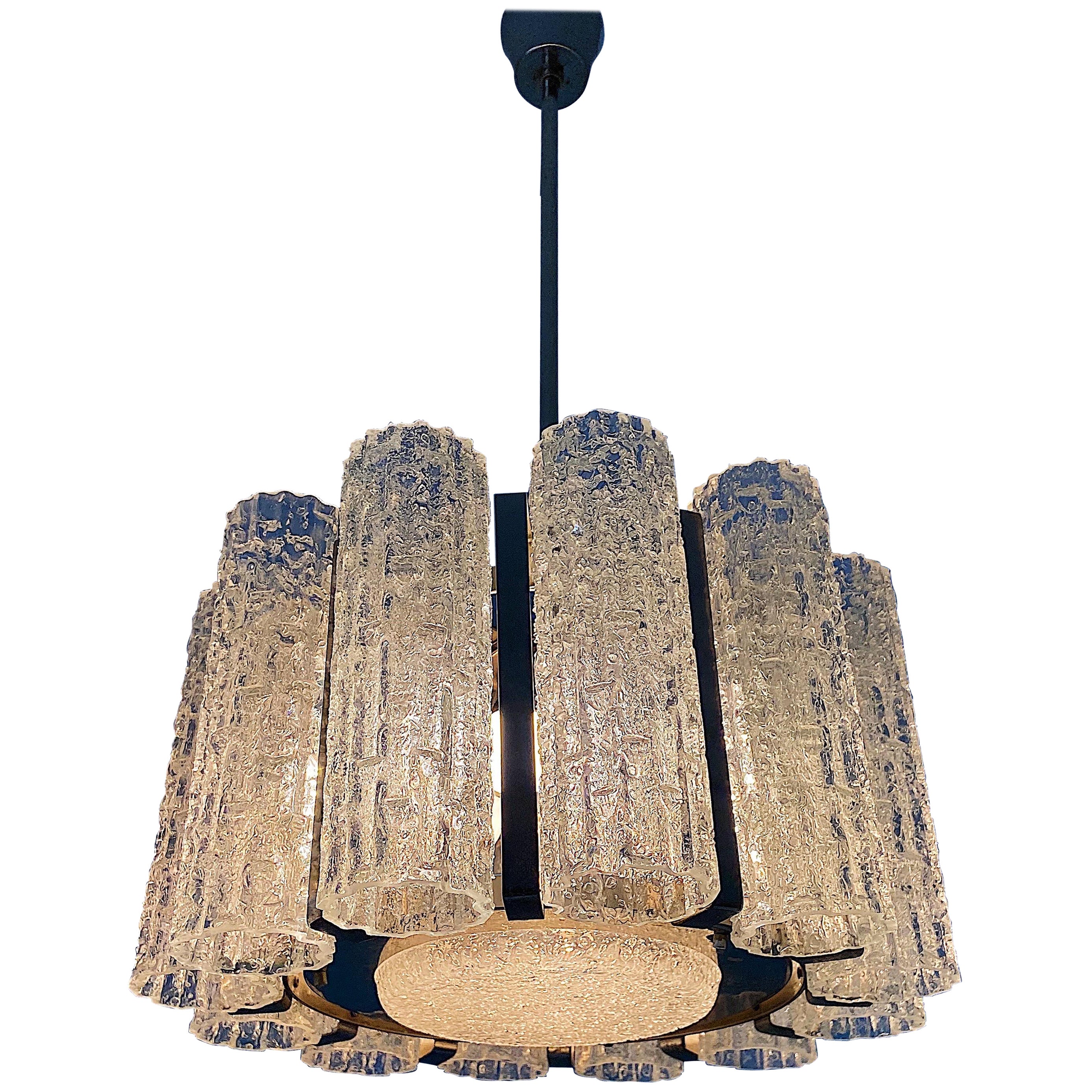 Murano Glass Chandelier by Barovier e Toso, 1960s