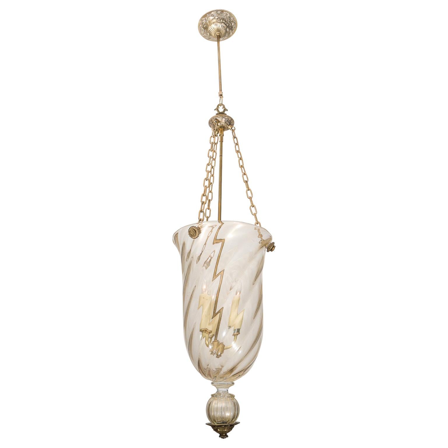 Murano Glass Chandelier by Barovier For Sale