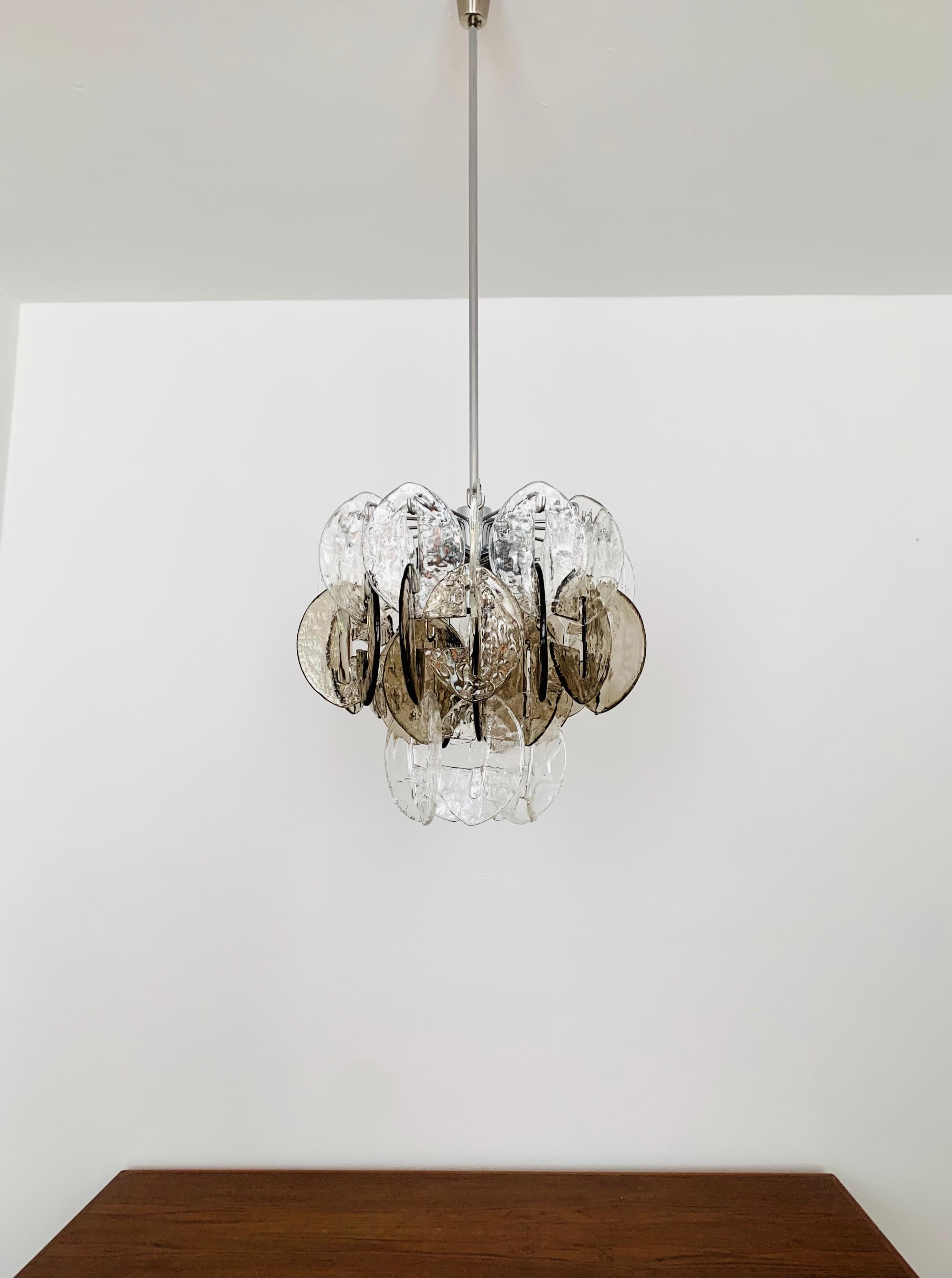 Murano glass chandelier by Carlo Nason for Kalmar In Good Condition For Sale In München, DE