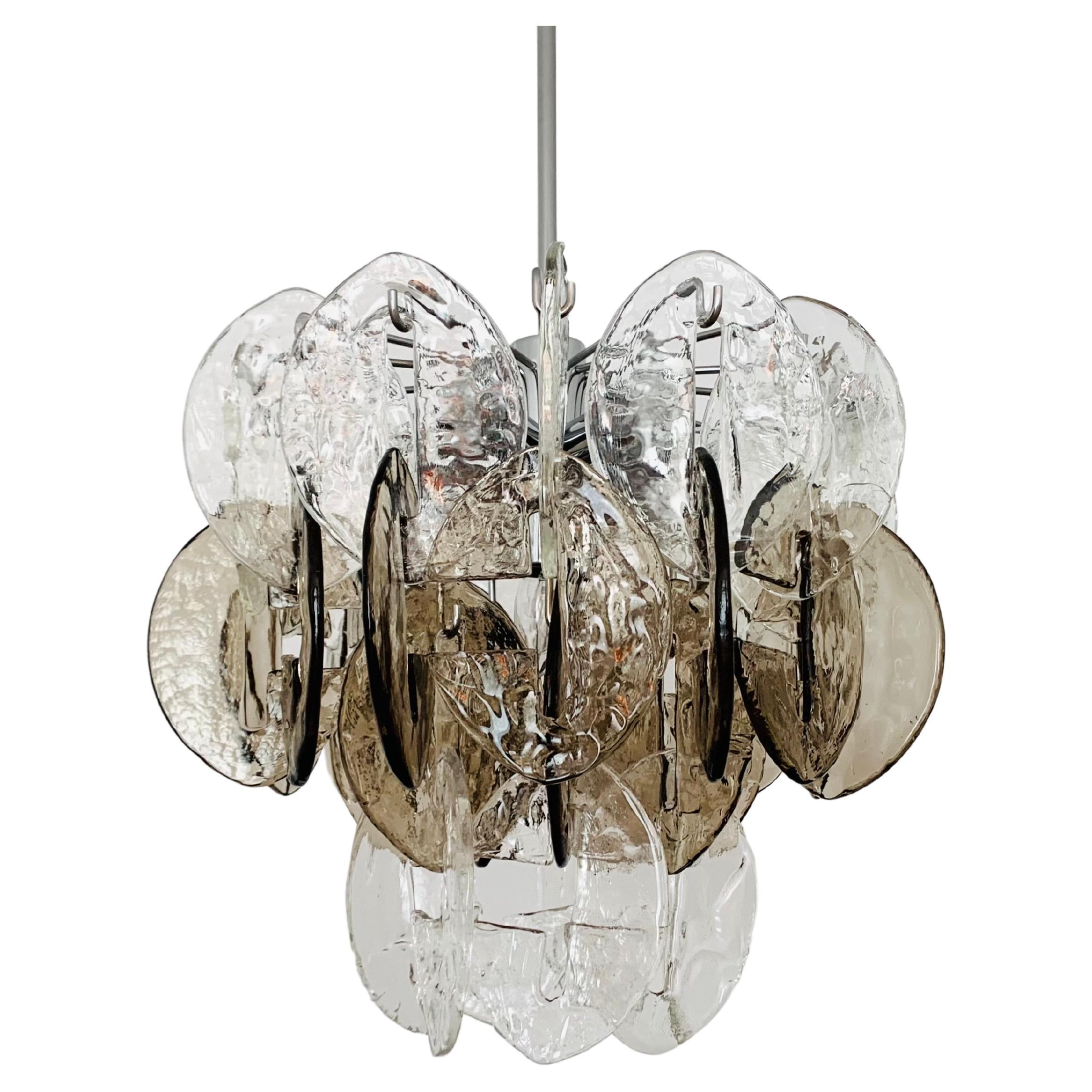 Murano glass chandelier by Carlo Nason for Kalmar For Sale