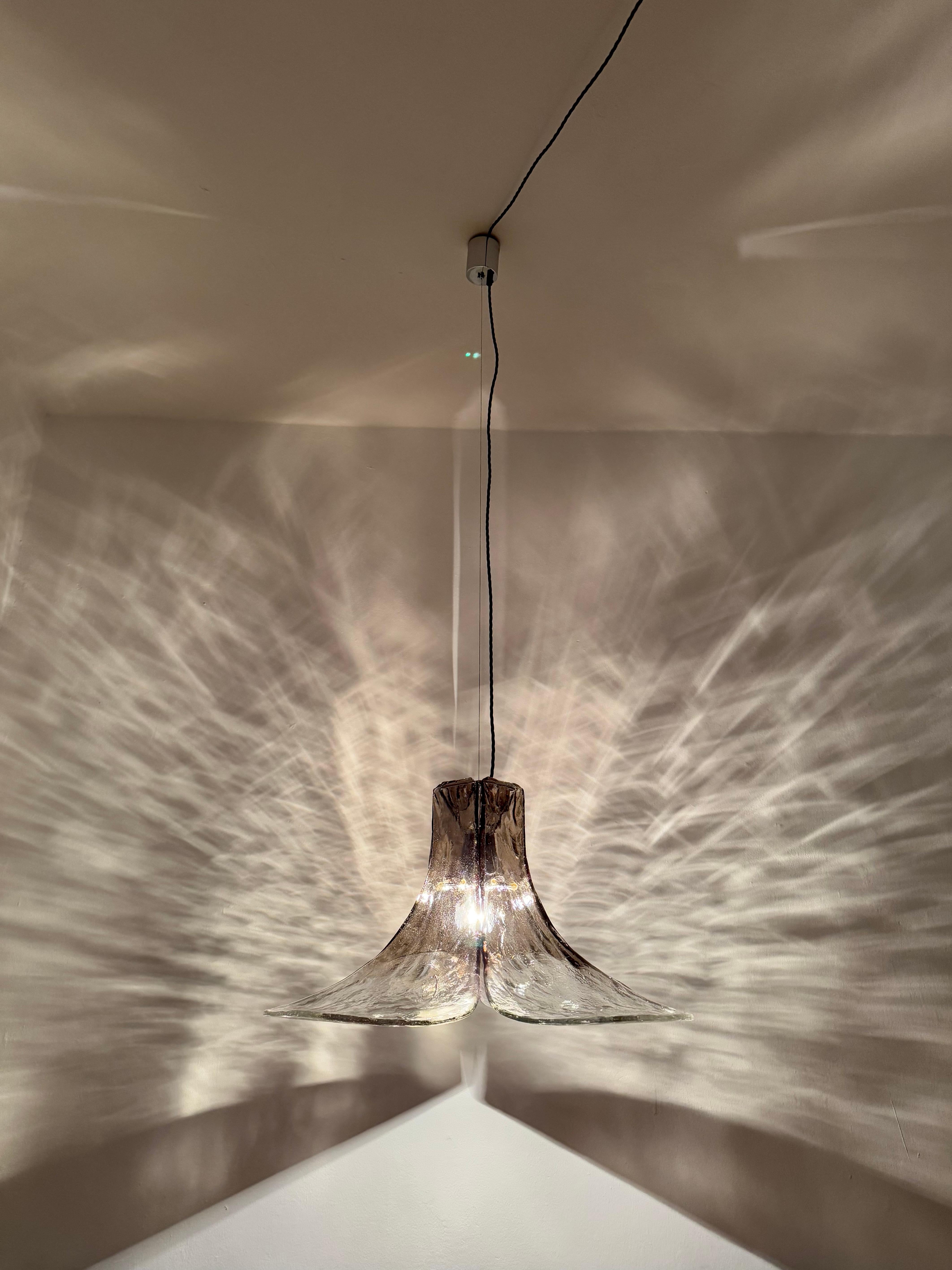 Murano Glass Chandelier by Carlo Nason for Mazzega in vendita 4