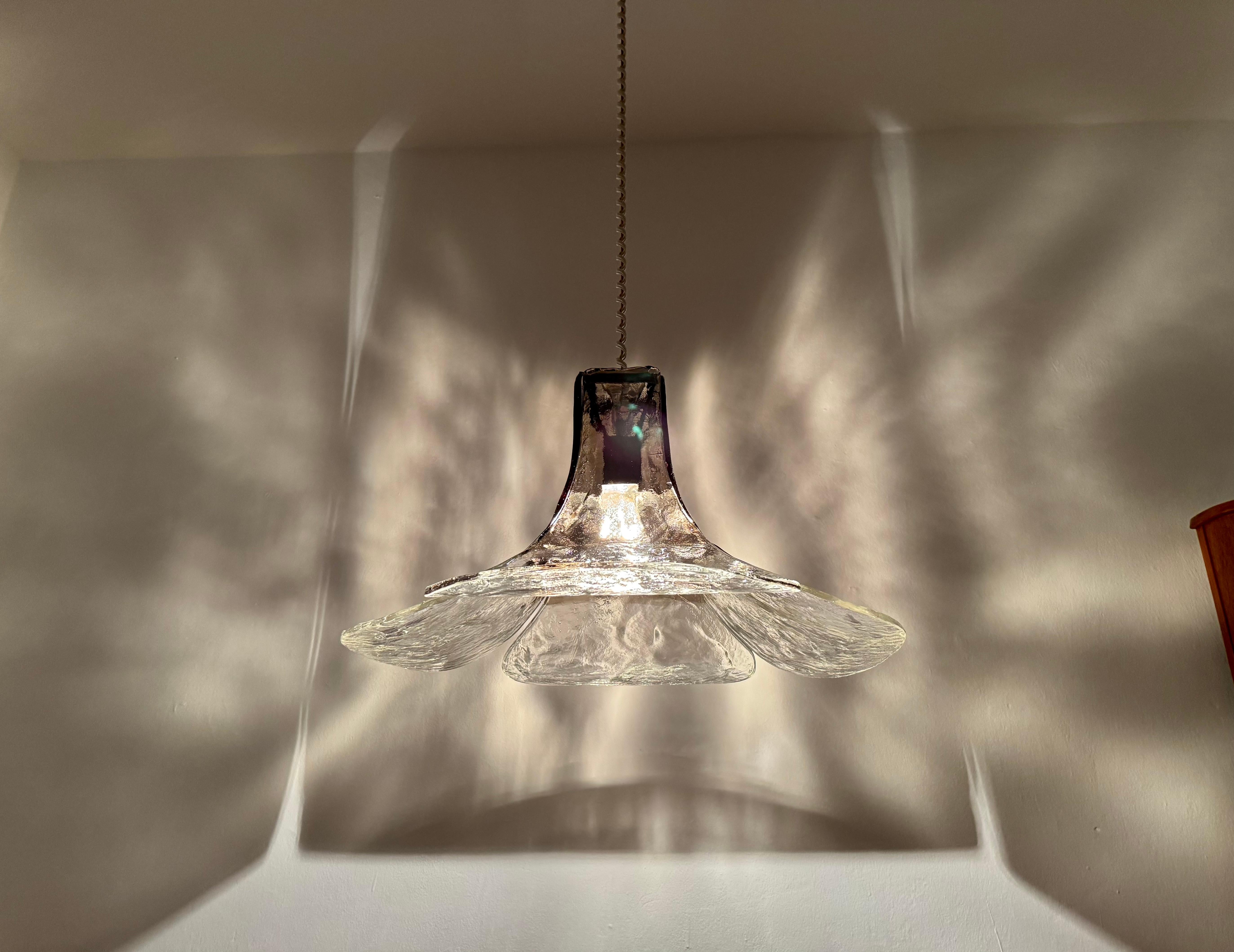 Lámpara de cristal de Murano de Carlo Nason para Mazzega en venta 4