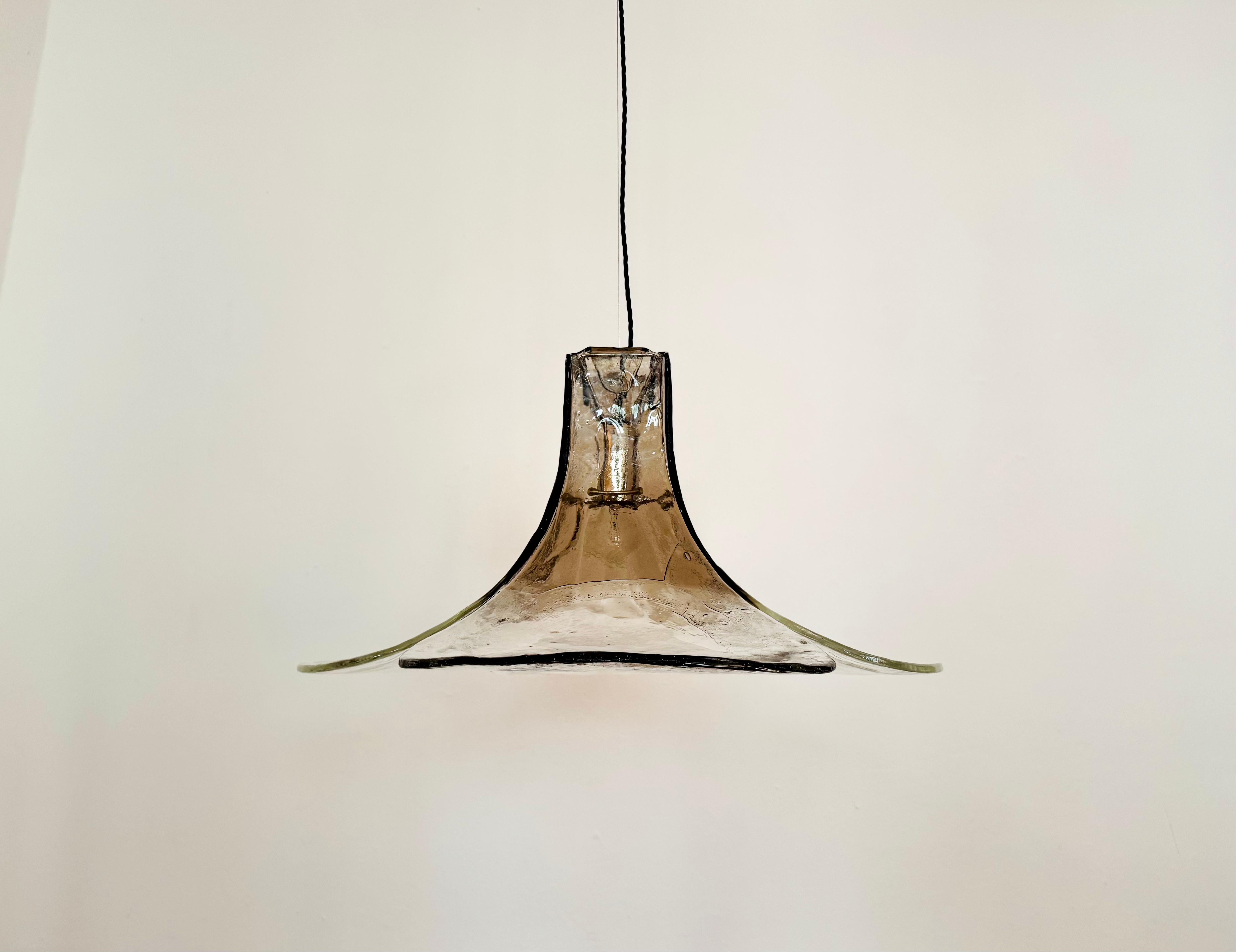 Metallo Murano Glass Chandelier by Carlo Nason for Mazzega in vendita