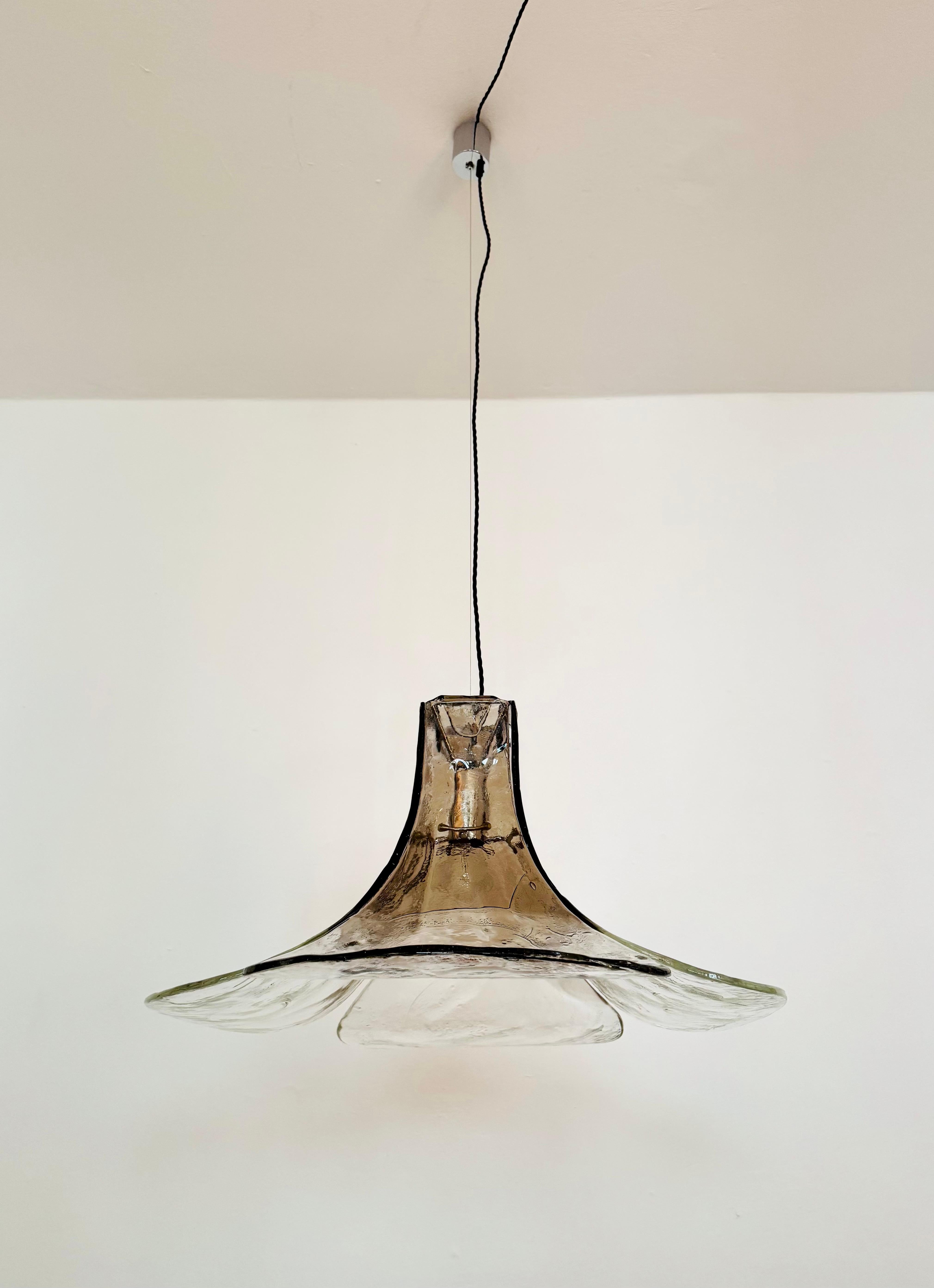 Murano Glass Chandelier by Carlo Nason for Mazzega in vendita 1