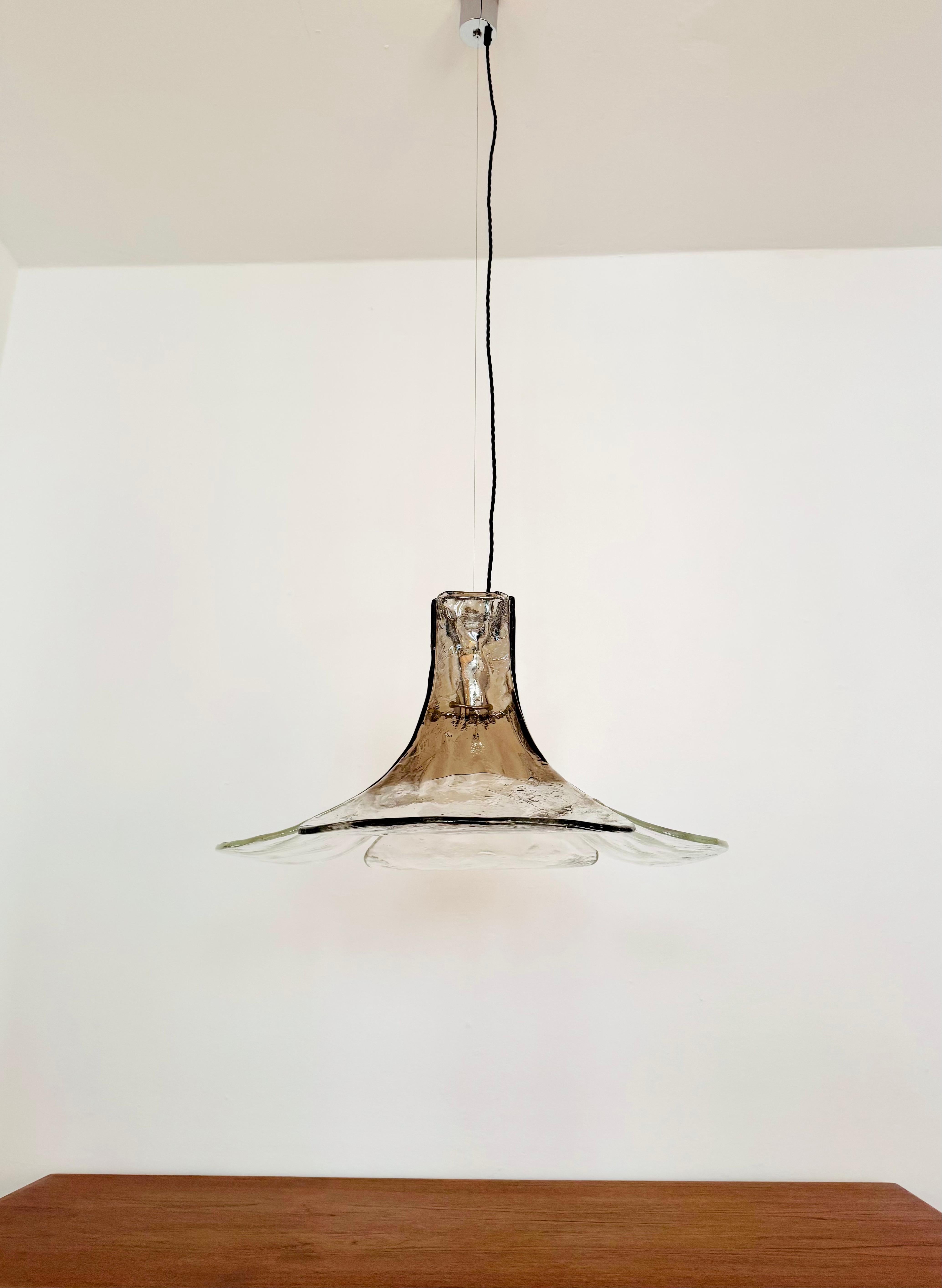 Murano Glass Chandelier by Carlo Nason for Mazzega in vendita 2