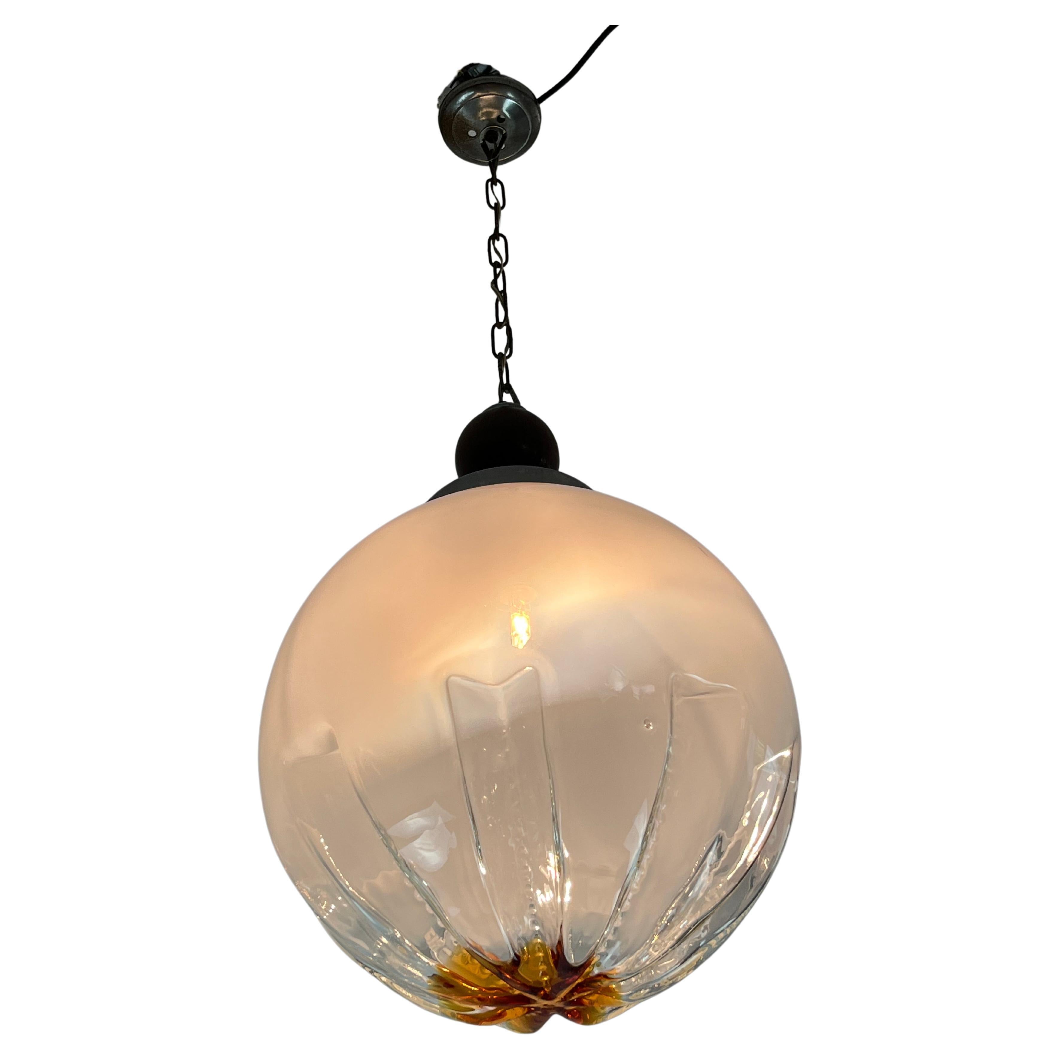 Lampadario in vetro di Murano di Carlo Nason per Mazzega, Italia, anni '70
Intatto, piccoli segni di invecchiamento.