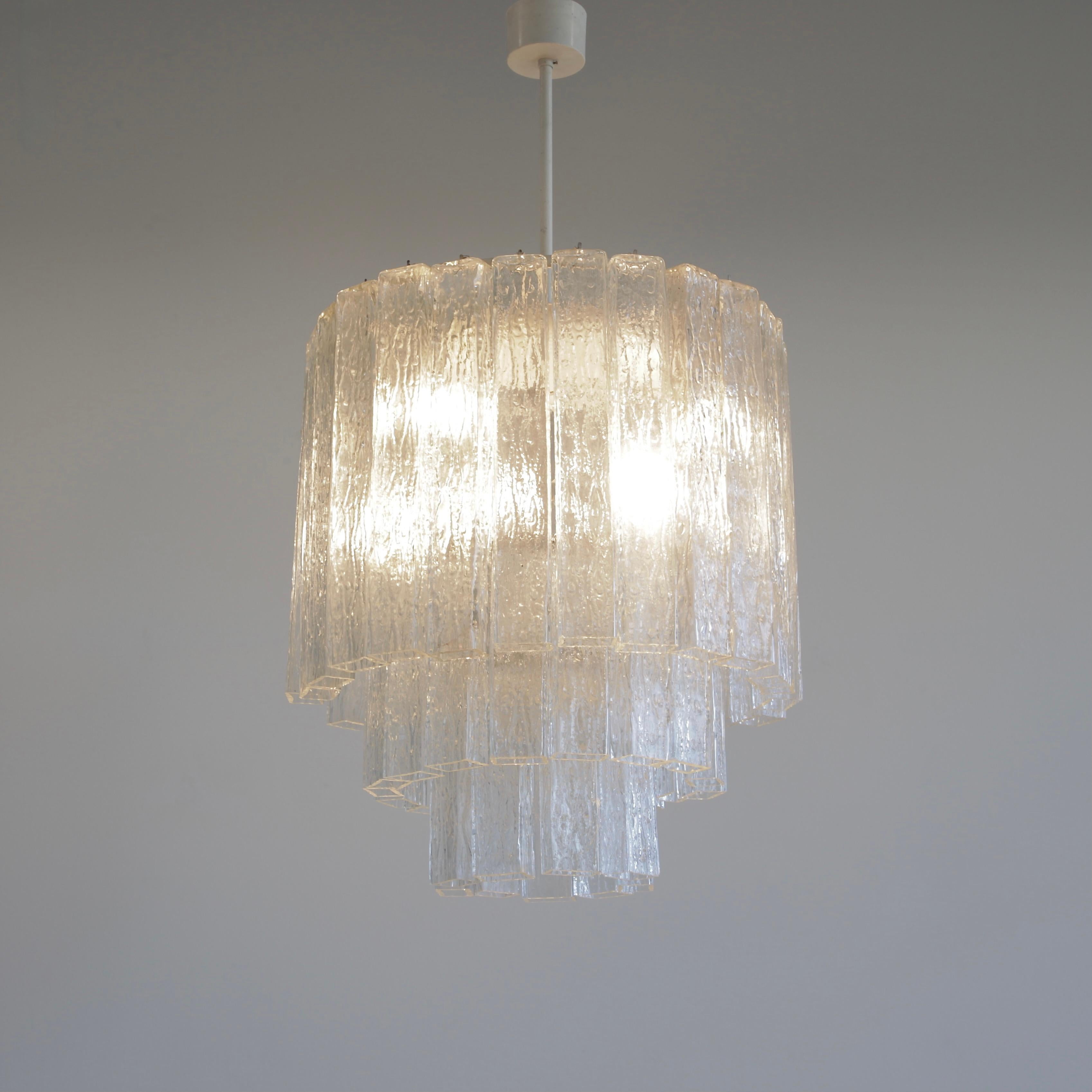 Mid-20th Century Murano Glass Chandelier by Fratelli Toso, 1960s