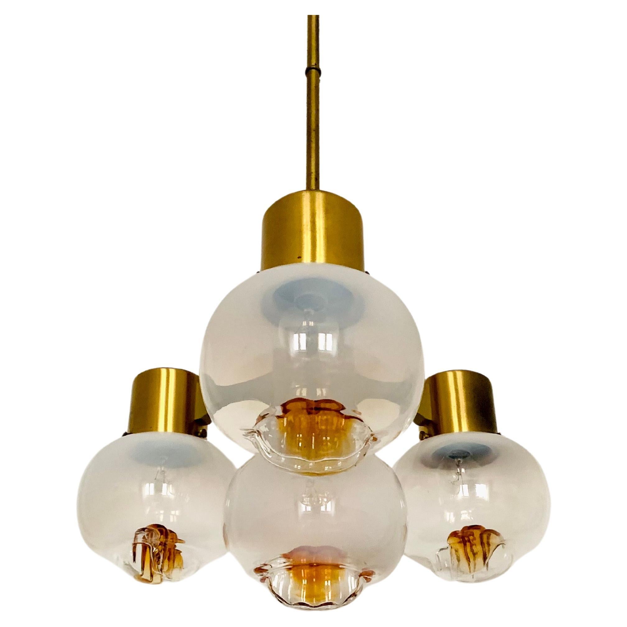 Murano Glass Chandelier by Mazzega