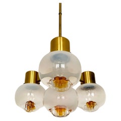 Murano Glass Chandelier by Mazzega