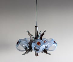 Murano Glass Chandelier by Mazzega, Italy, 1970