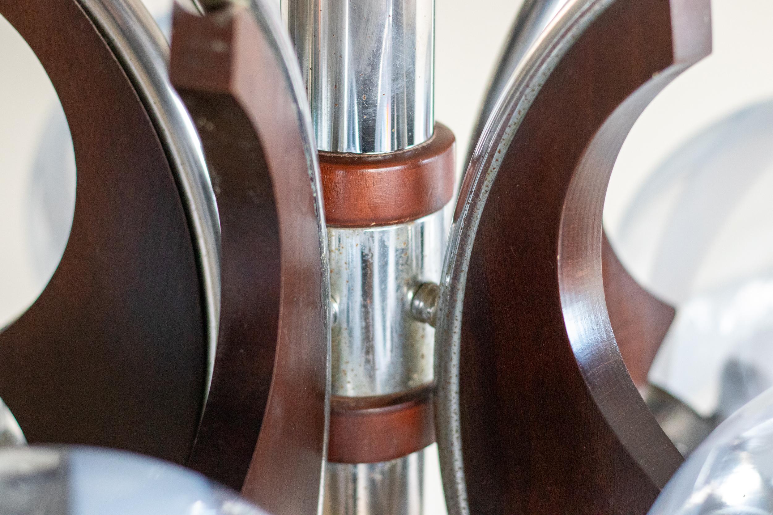 Murano-Glas-Kronleuchter von Mazzega, Italien, 1970 (Ende des 20. Jahrhunderts) im Angebot