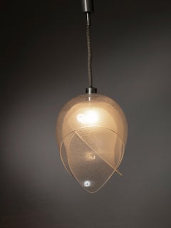 Muranoglas-Kronleuchter von Mazzega, Italien, 1970er Jahre