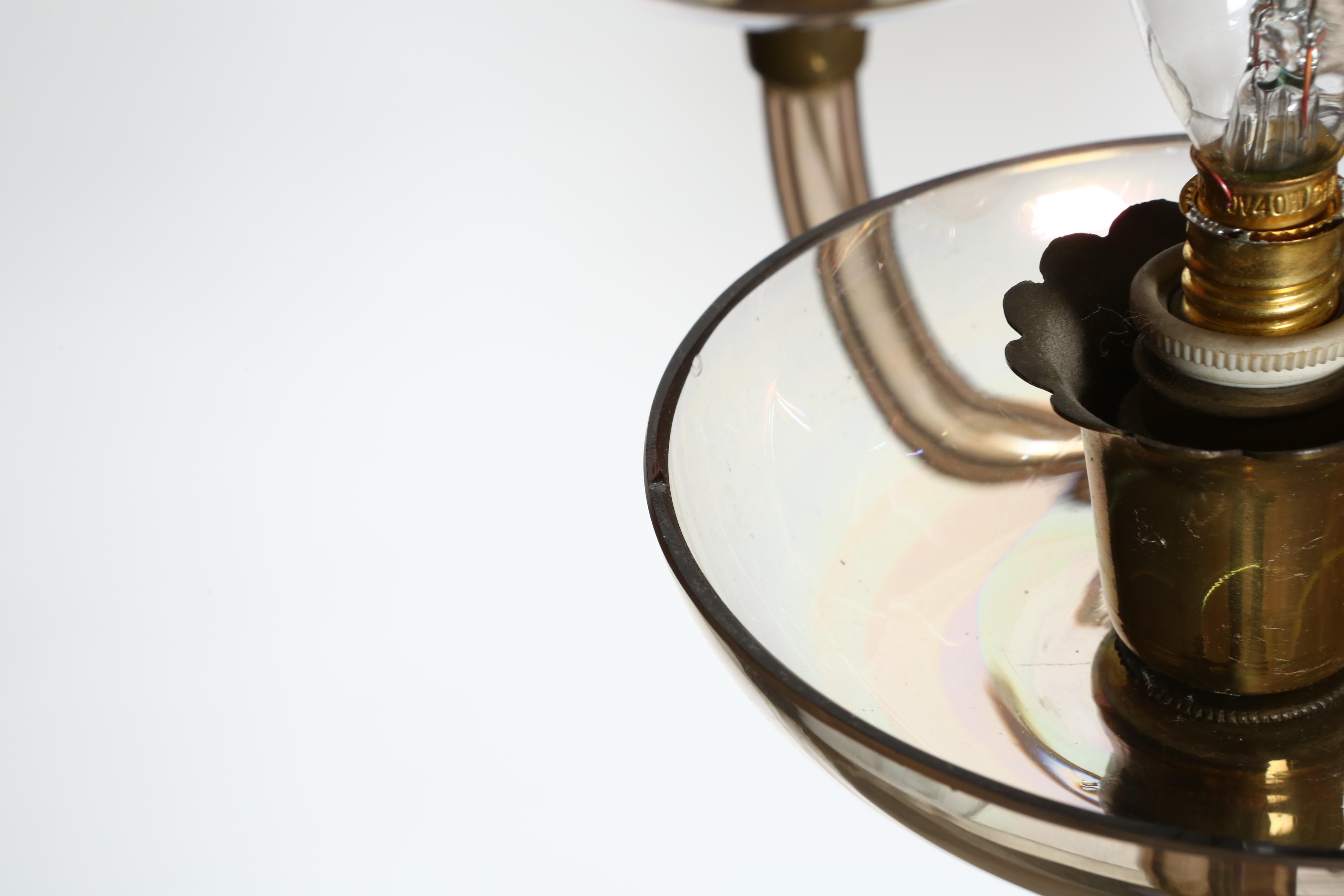 Murano Glass Chandelier by Fratelli Toso, 1950s For Sale 7
