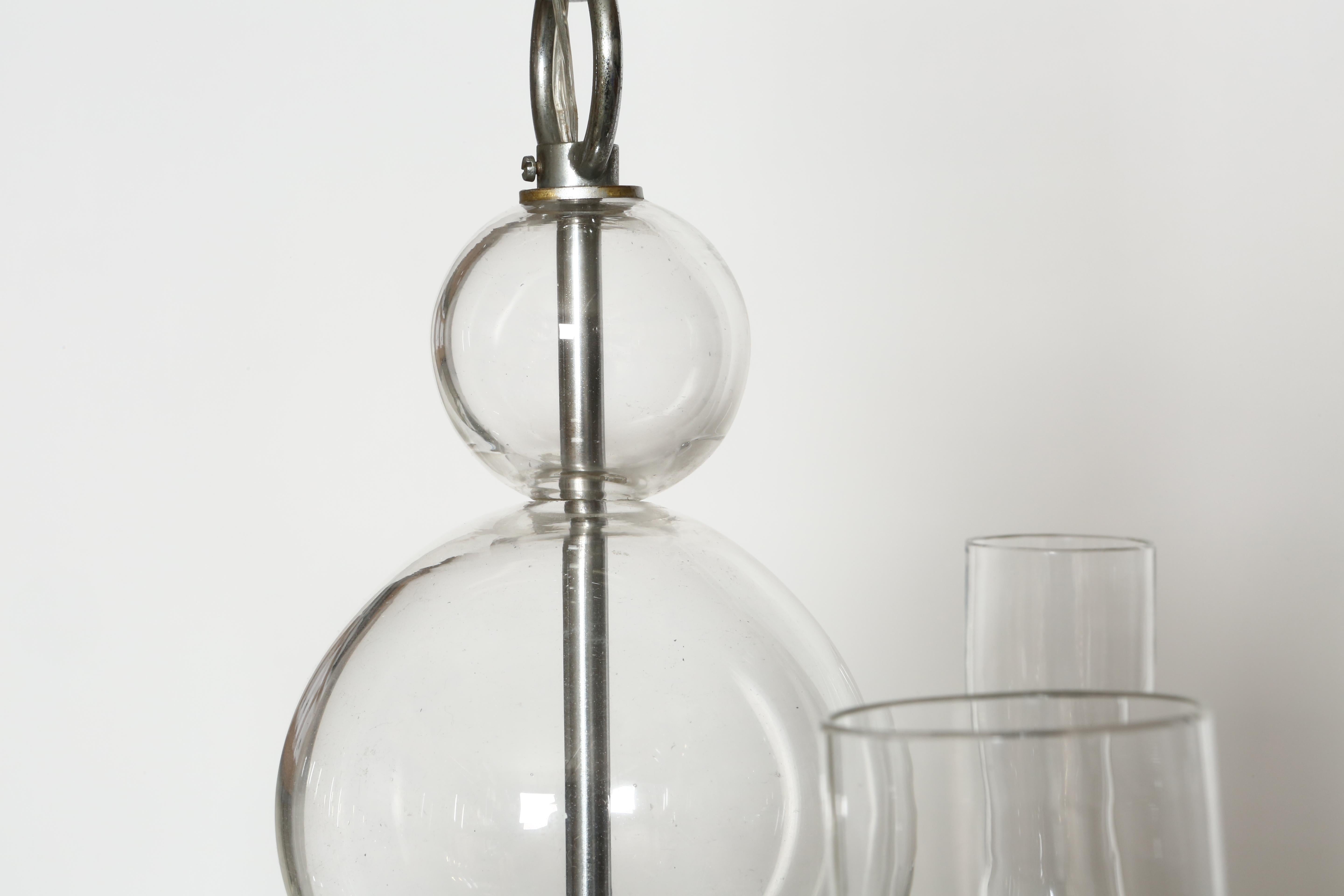 Murano Glass Chandelier by Seguso Vetri d'Arte For Sale 8