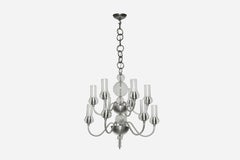 Lustre en verre de Murano par Seguso Vetri d'Arte, Italie circa 1940s