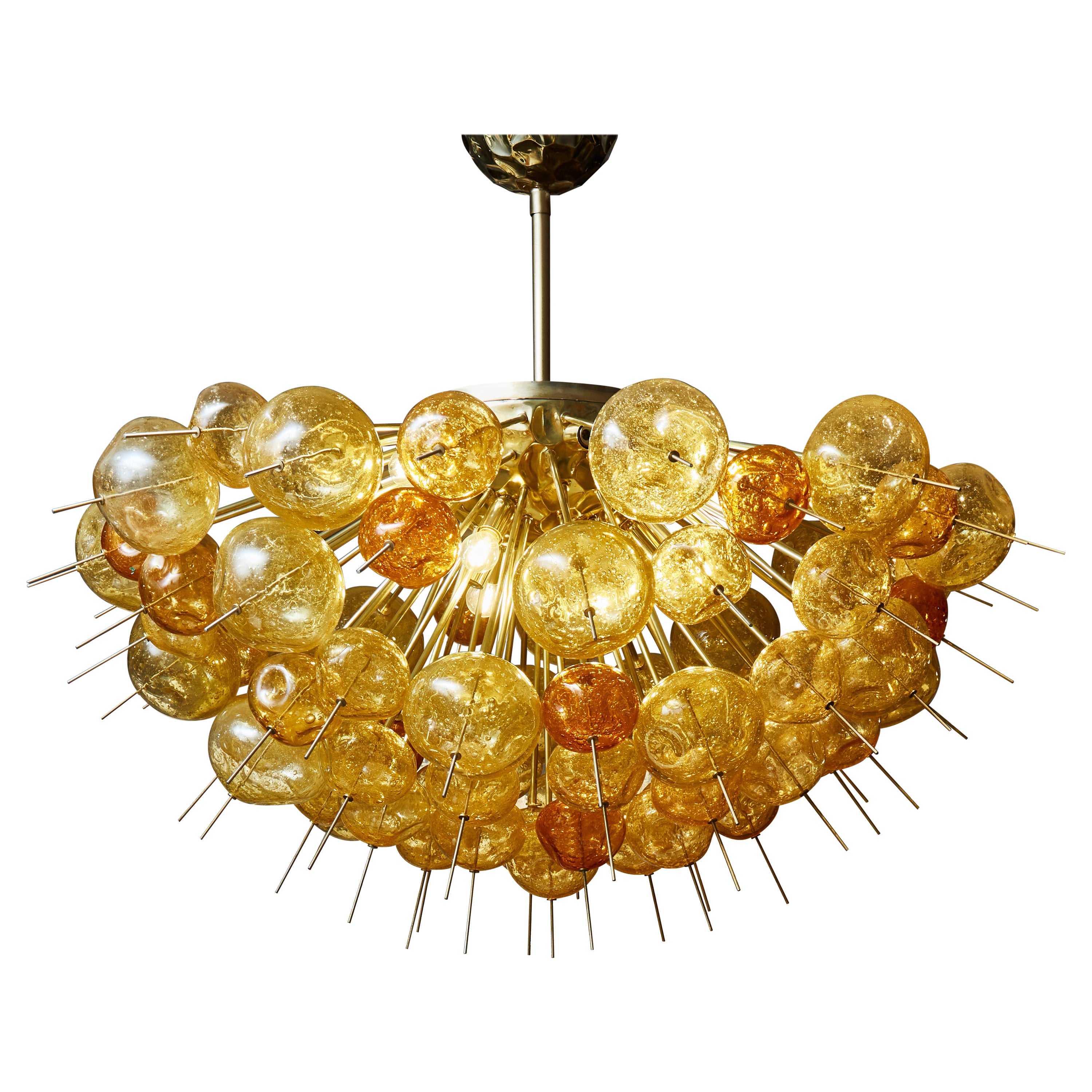 Murano Glass Chandelier by Studio Glustin For Sale