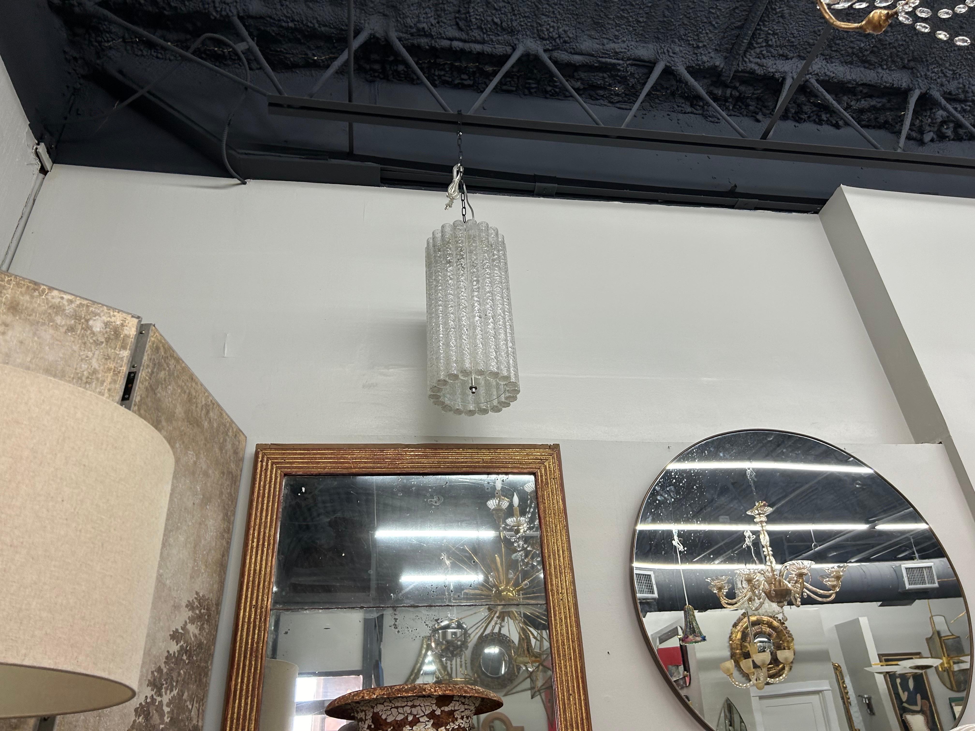 Lampadario in vetro di Murano di Toni Zuccheri per Venini in vendita 6