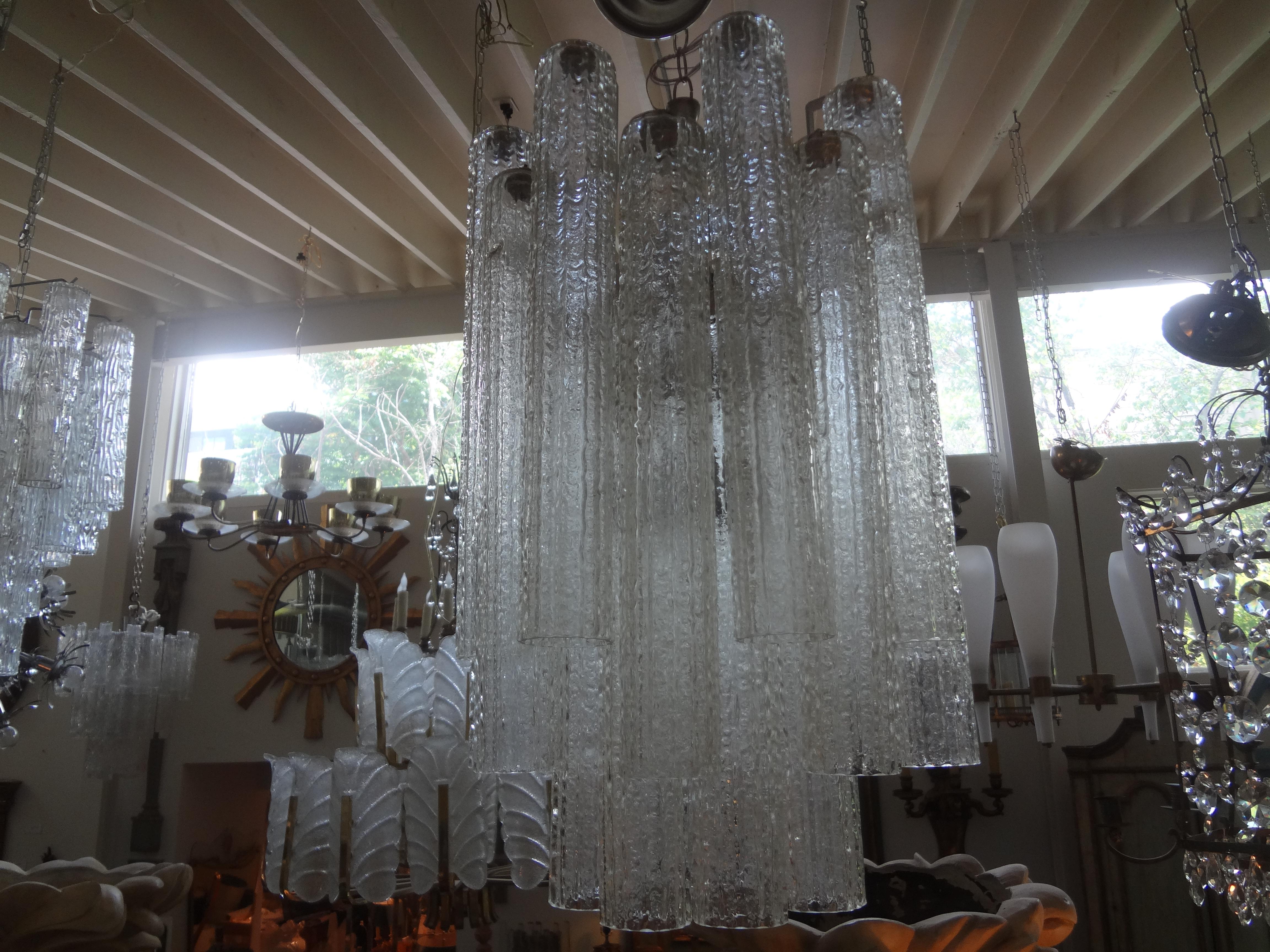 Murano Glass Chandelier by Toni Zuccheri for Venini In Good Condition For Sale In Houston, TX