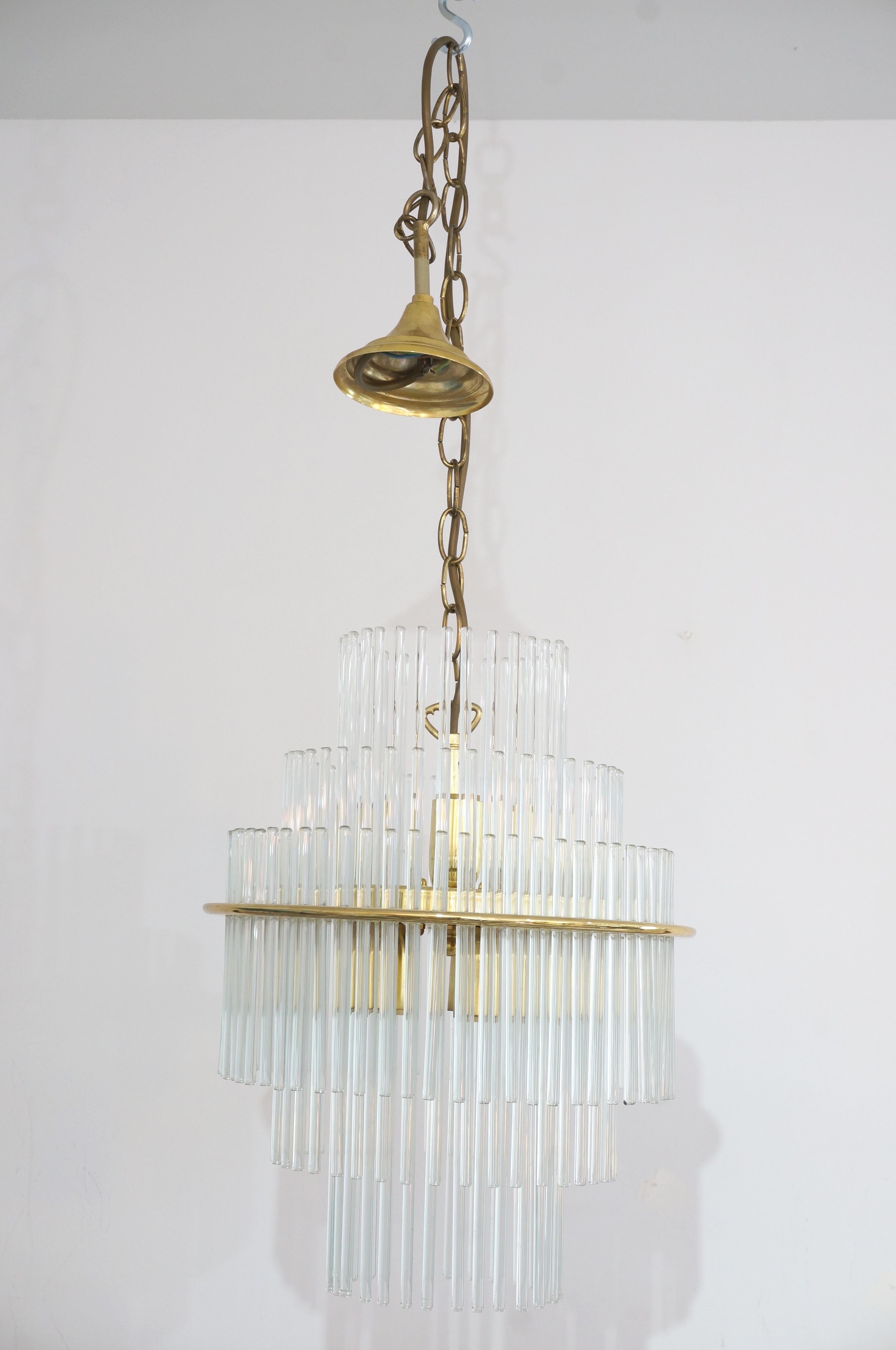 Italian Murano Glass Chandelier by V. Nason & Co.