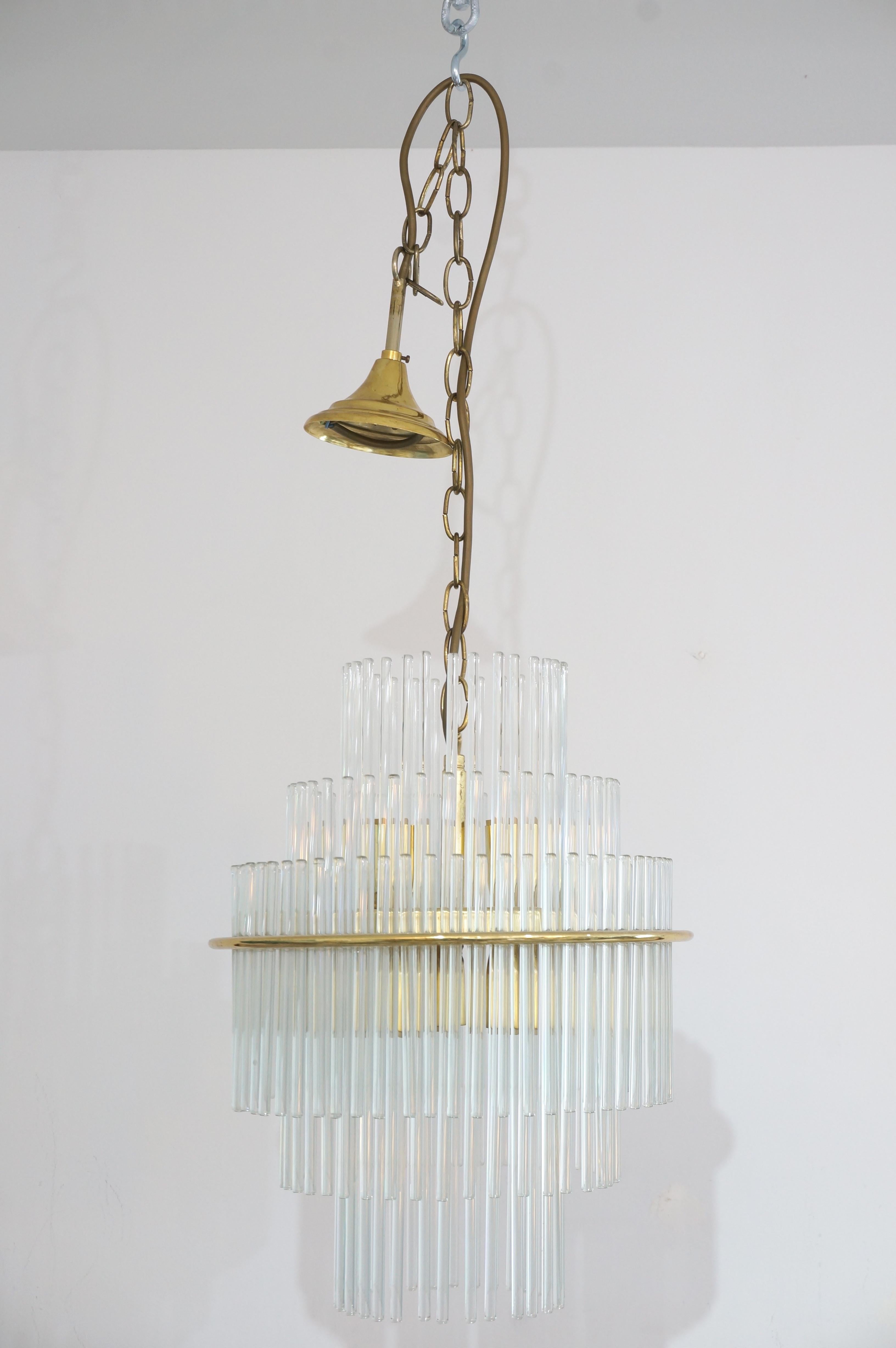 Hand-Crafted Murano Glass Chandelier by V. Nason & Co.