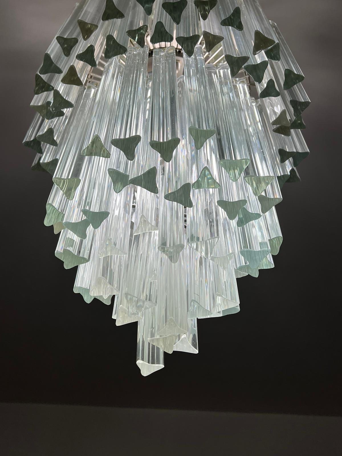 Murano Glass Chandelier by Venini, 1960s For Sale 9