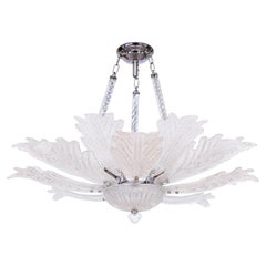 Lampadario in vetro di Murano della Vintage Murano Gallery 1980
