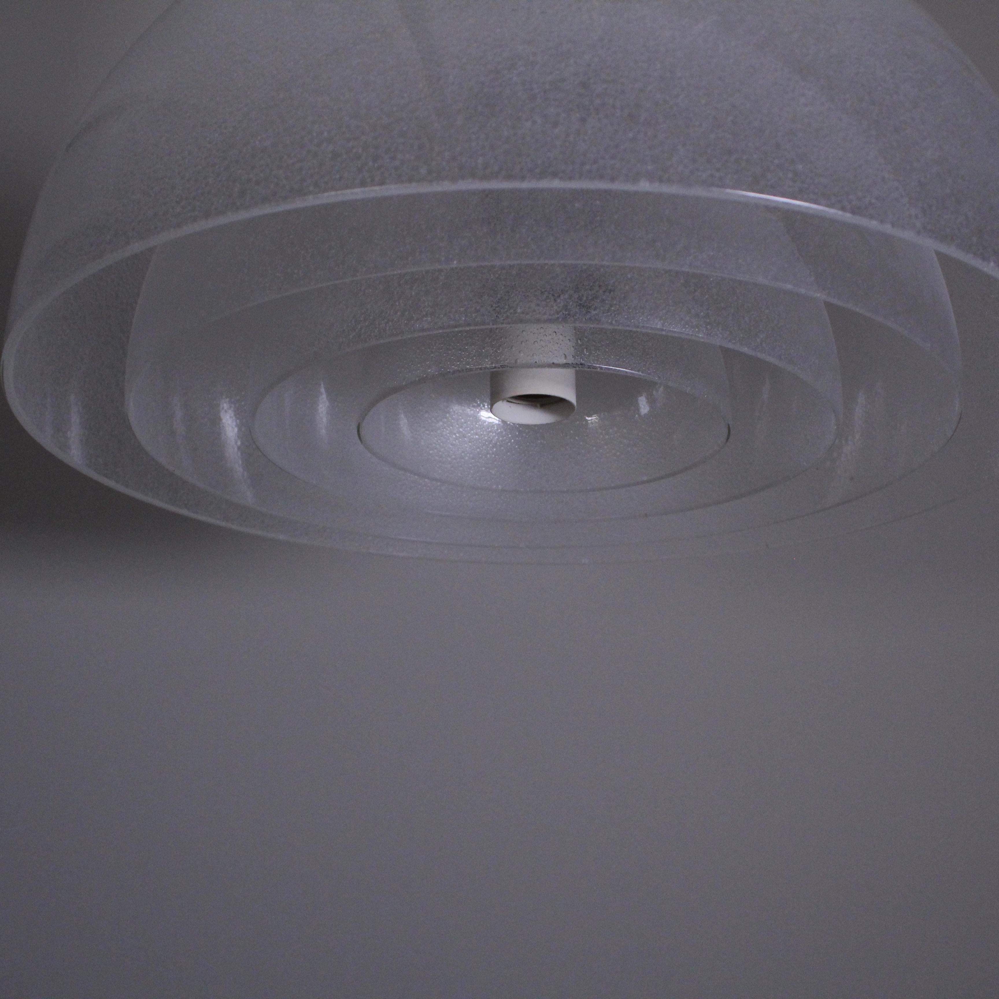 Lampadario in vetro di Murano, Carlo Nason per Mazzega, circa 1970 in vendita 10
