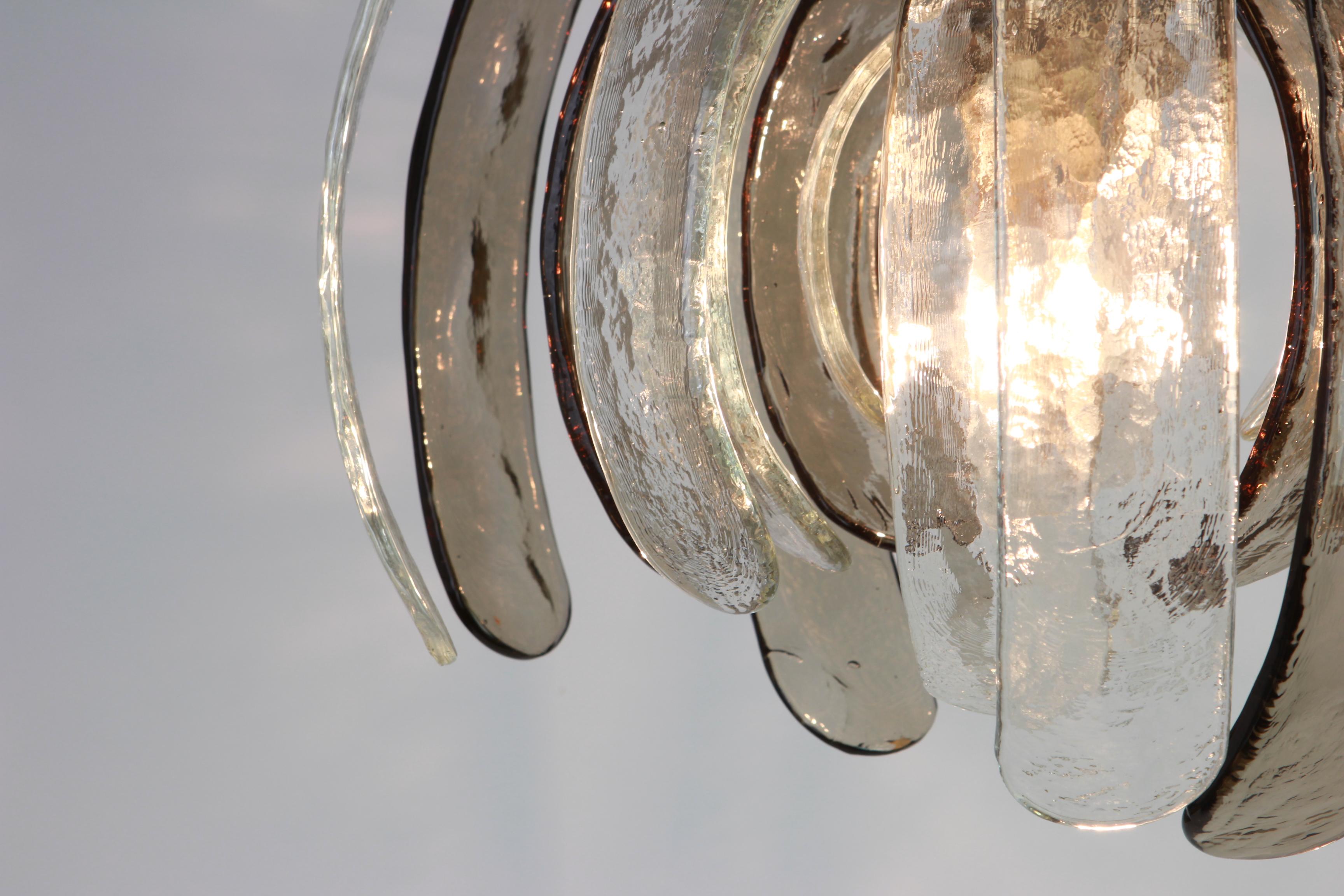 Murano Glass Chandelier Designed by Carlo Nason for Kalmar, 1960s For Sale 4