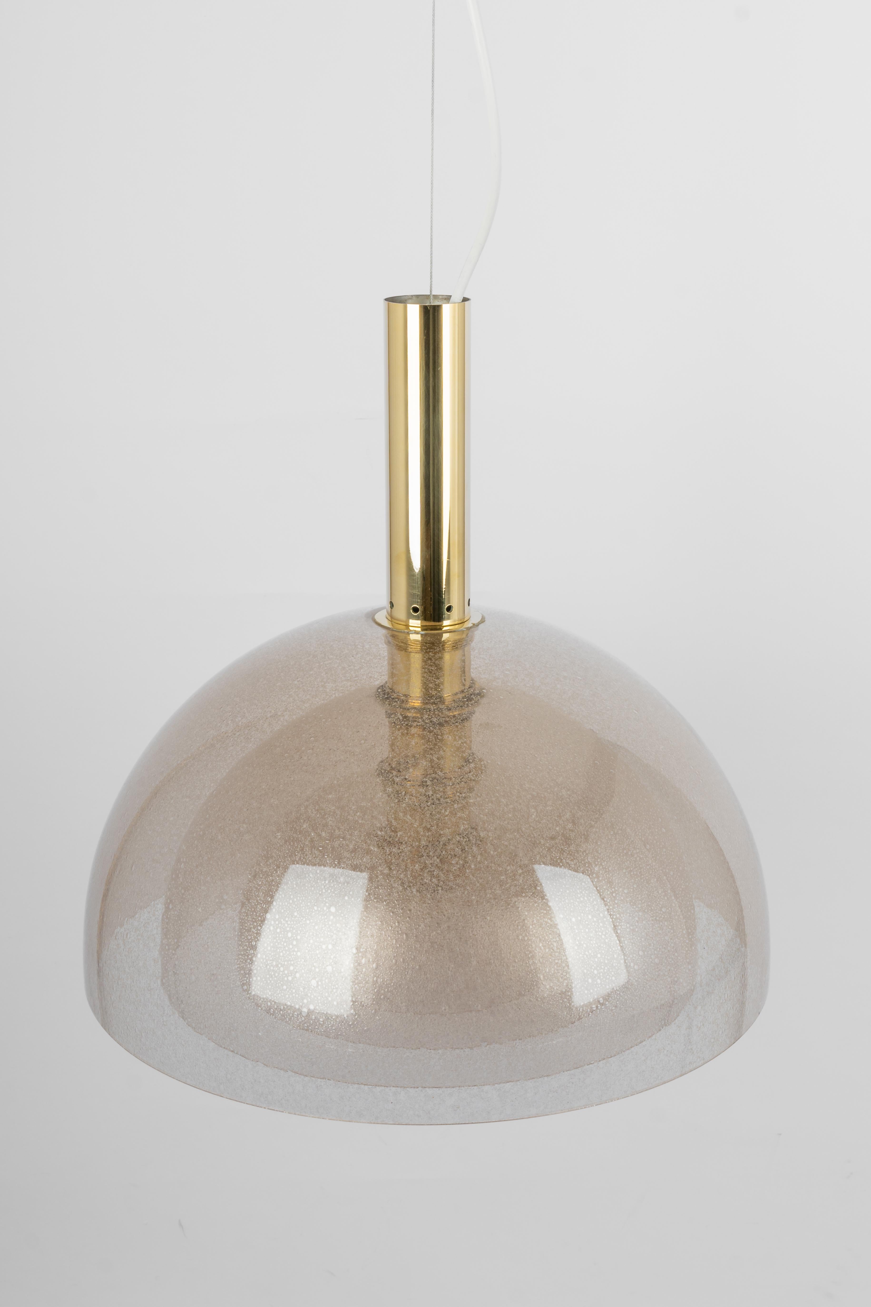 Mid-20th Century Murano Glass Chandelier Designed by Carlo Nason for Mazzega, Italy, 1960s