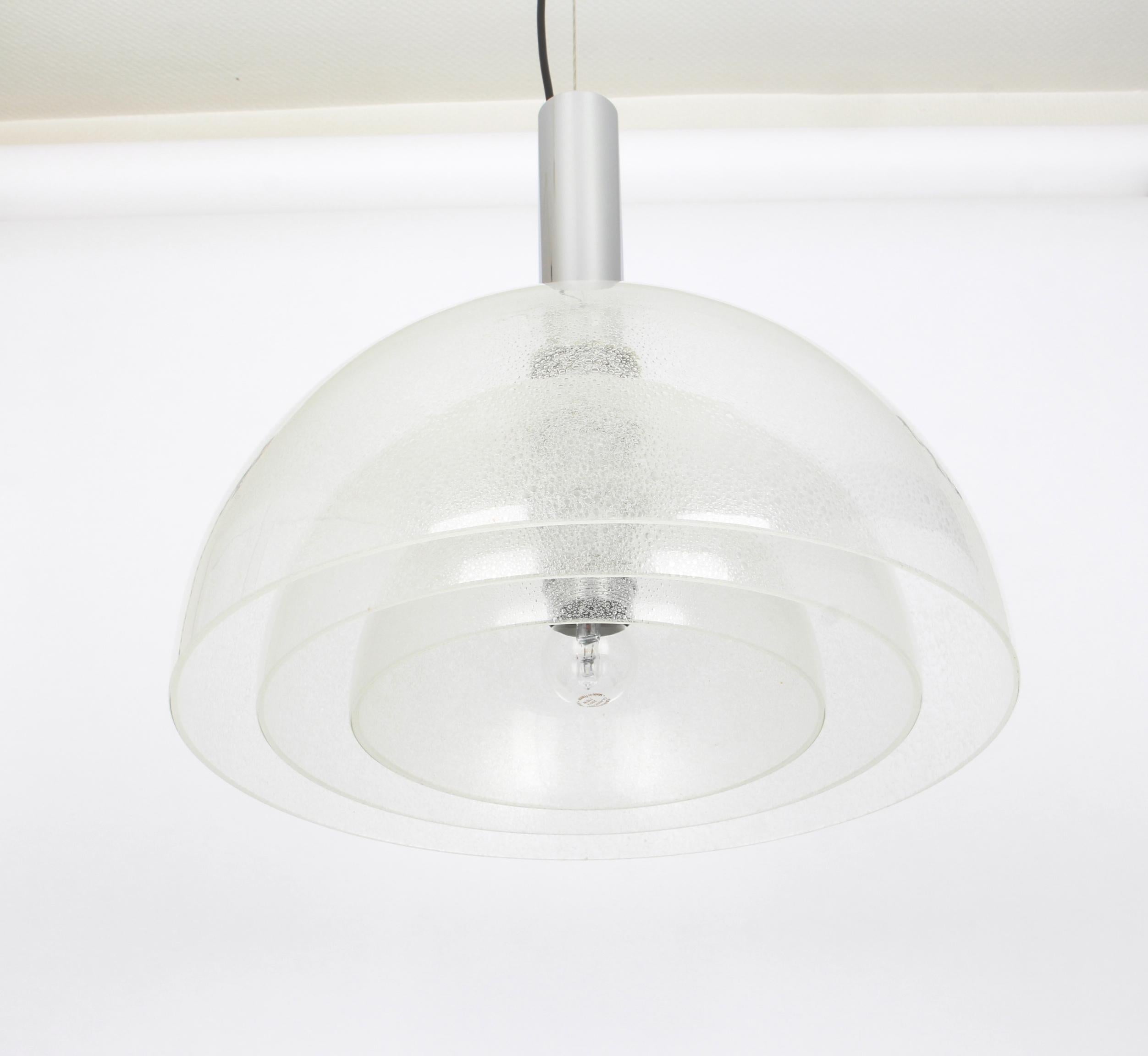 Murano Glass Chandelier Designed by Carlo Nason for Mazzega, Italy, 1960s 1