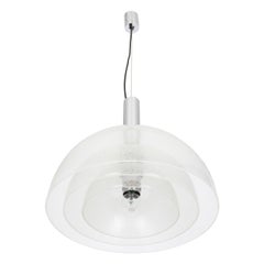 Murano Glass Chandelier Designed by Carlo Nason for Mazzega, Italy, 1960s