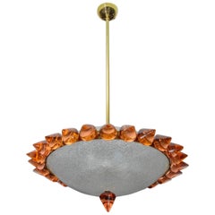 Murano Glass Chandelier Designed by Juanluca Fontana