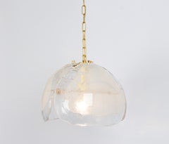 1 de 2 Lámpara de cristal de Murano diseñada por Kaiser, Alemania, años 60