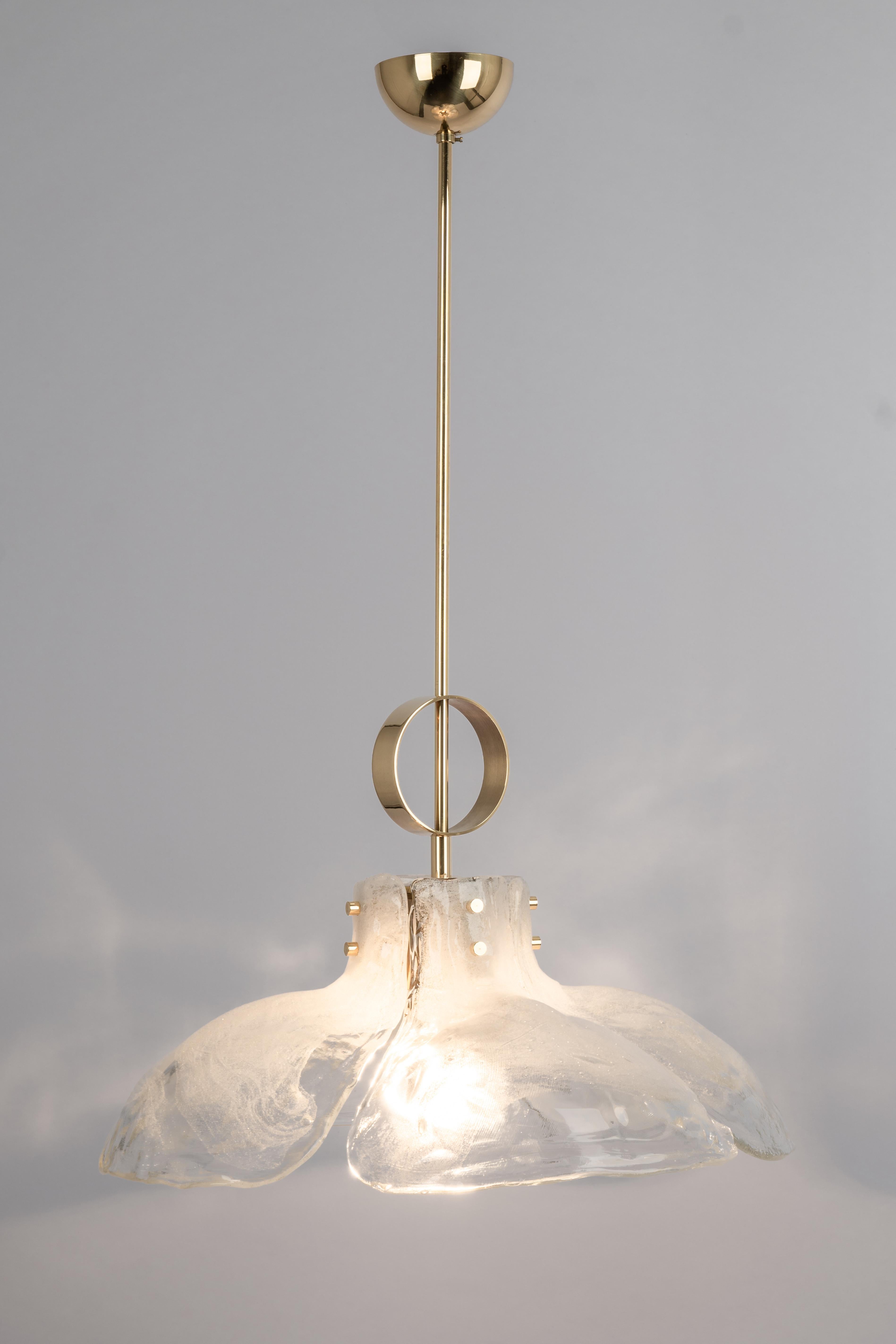 Murano Glass Chandelier Designed by Kalmar, Germany, 1960s For Sale 6