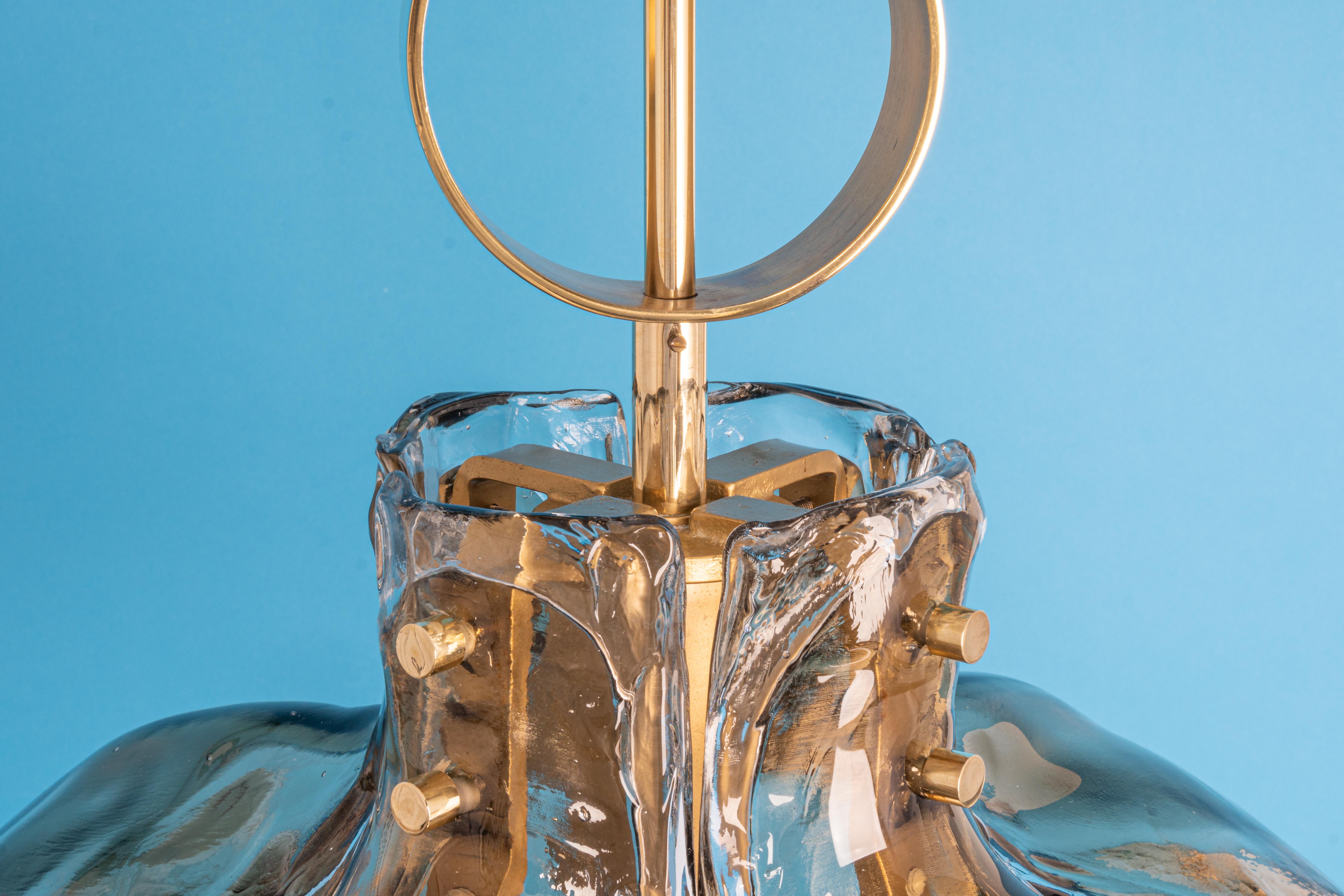 Murano Glass Chandelier Designed by Kalmar, Germany, 1960s For Sale 7