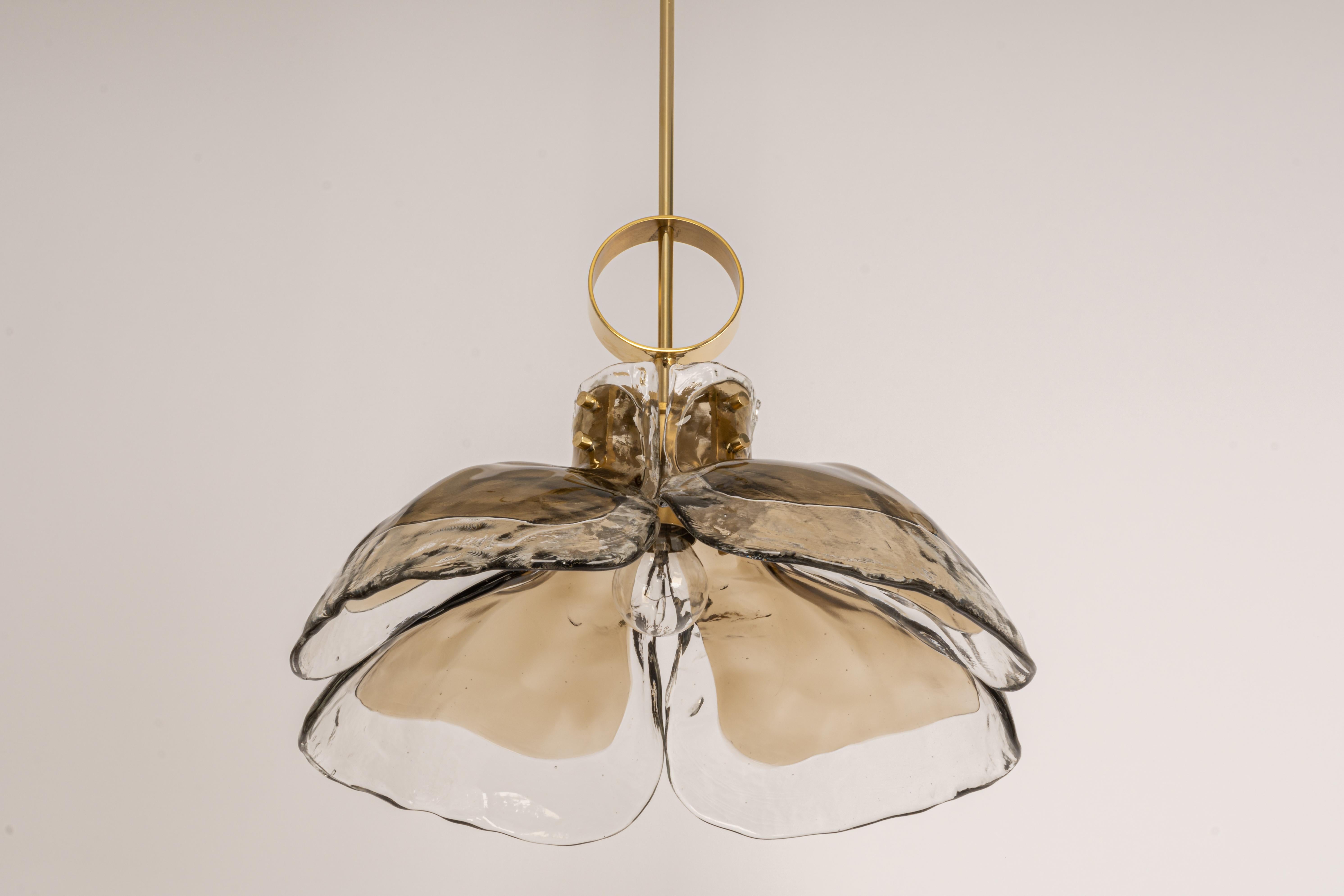 Mid-Century Modern Murano Glass Chandelier Designed by Kalmar, Germany, 1960s