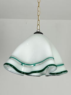 Murano-Glas-Kronleuchter "Fazzoletto", Venini zugeschrieben, 1960er Jahre