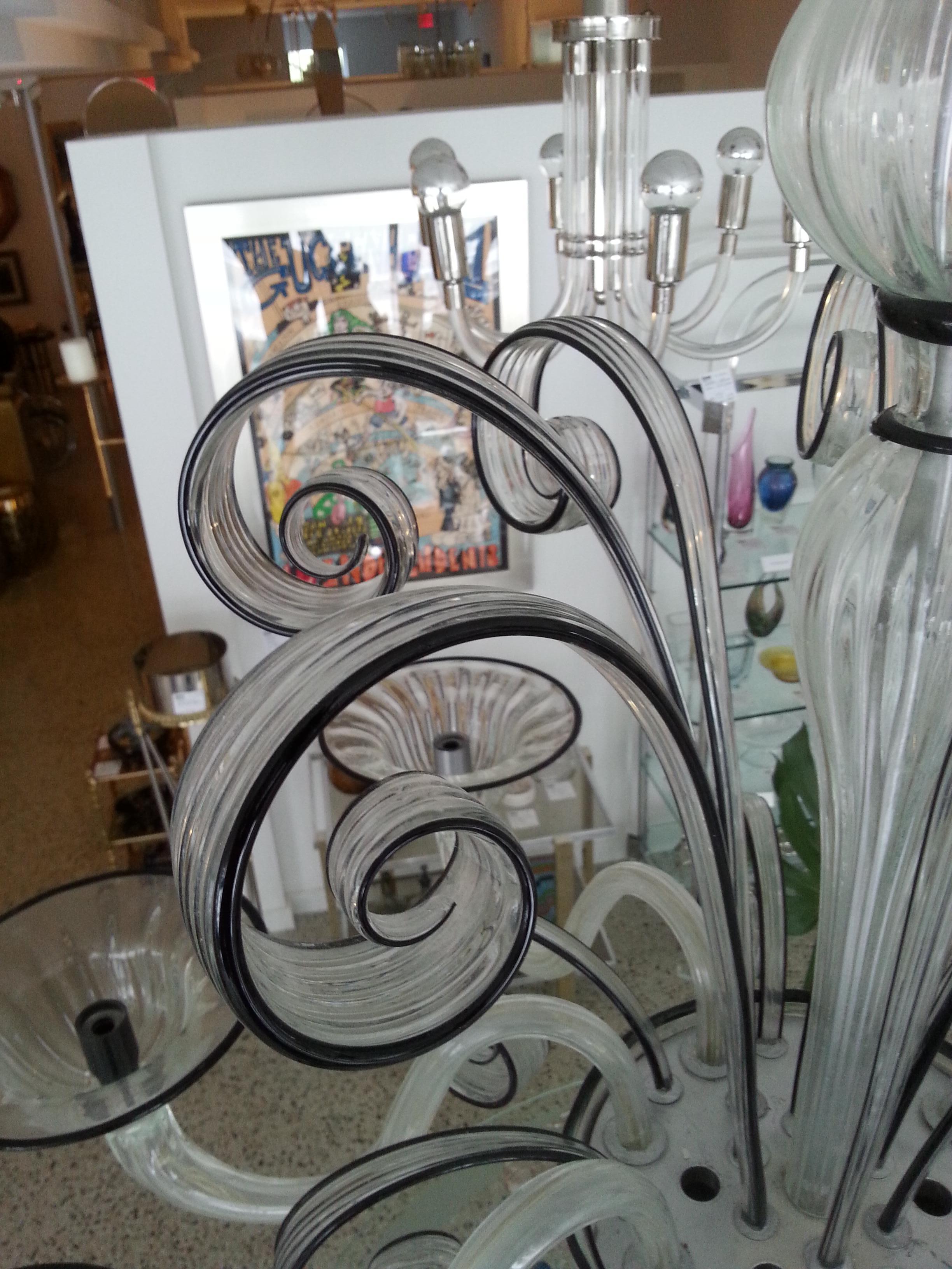 Murano Glass Chandelier For Sale 3