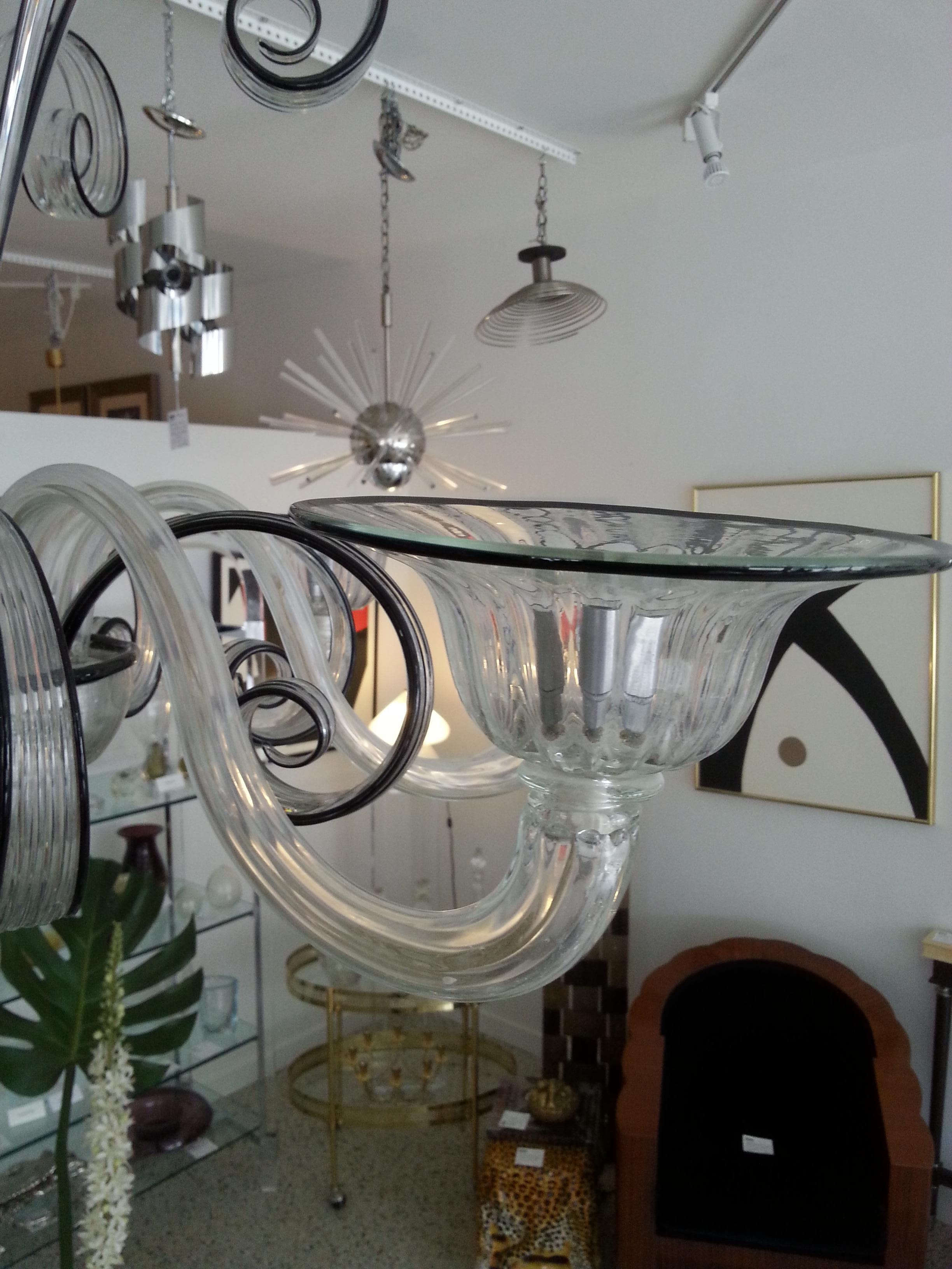 Murano Glass Chandelier For Sale 5