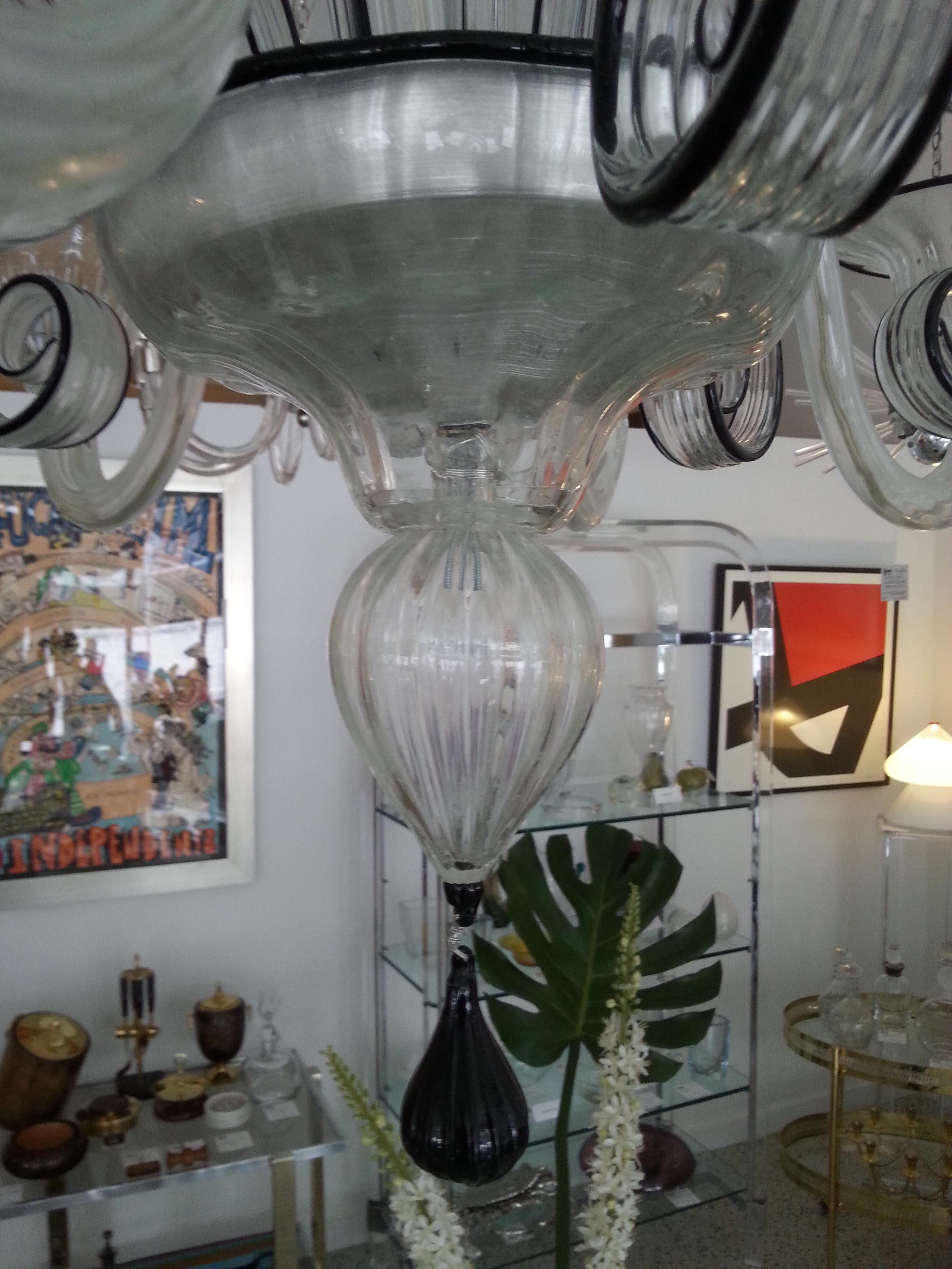 Murano Glass Chandelier For Sale 6