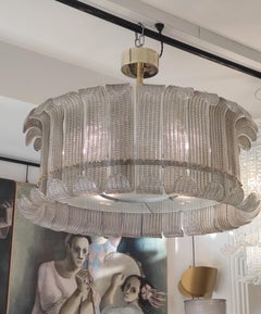 Lustre en verre de Murano