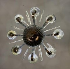 Lustre en verre de Murano