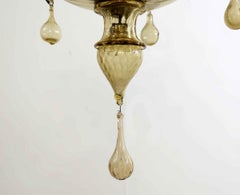 Lustre en verre de Murano