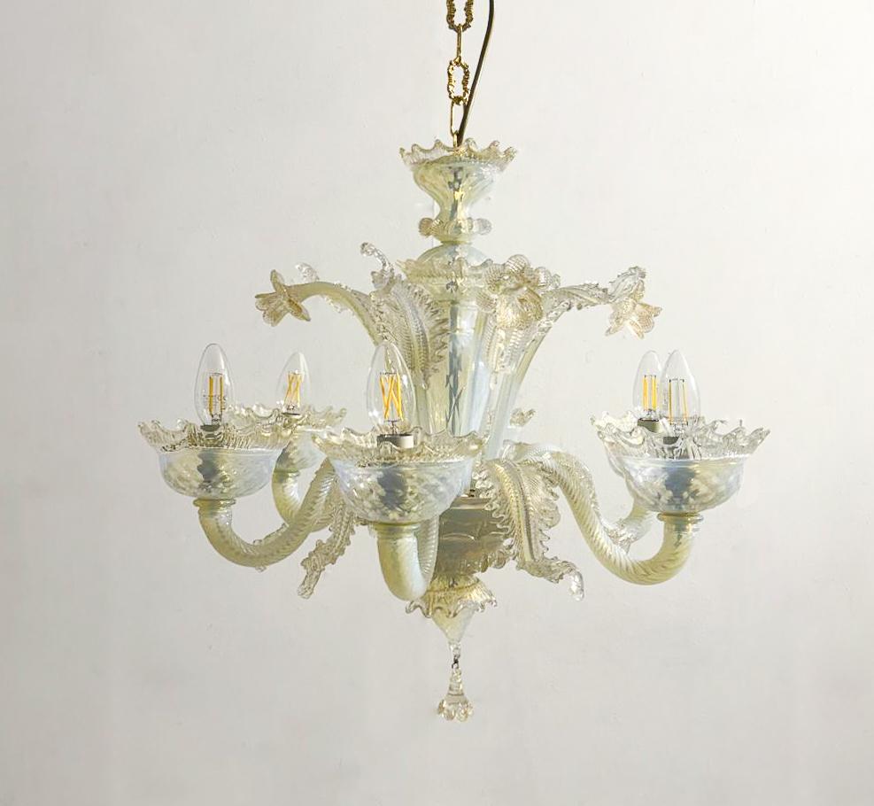 Lampadario in vetro di Murano In condizioni buone in vendita a Brussels, BE