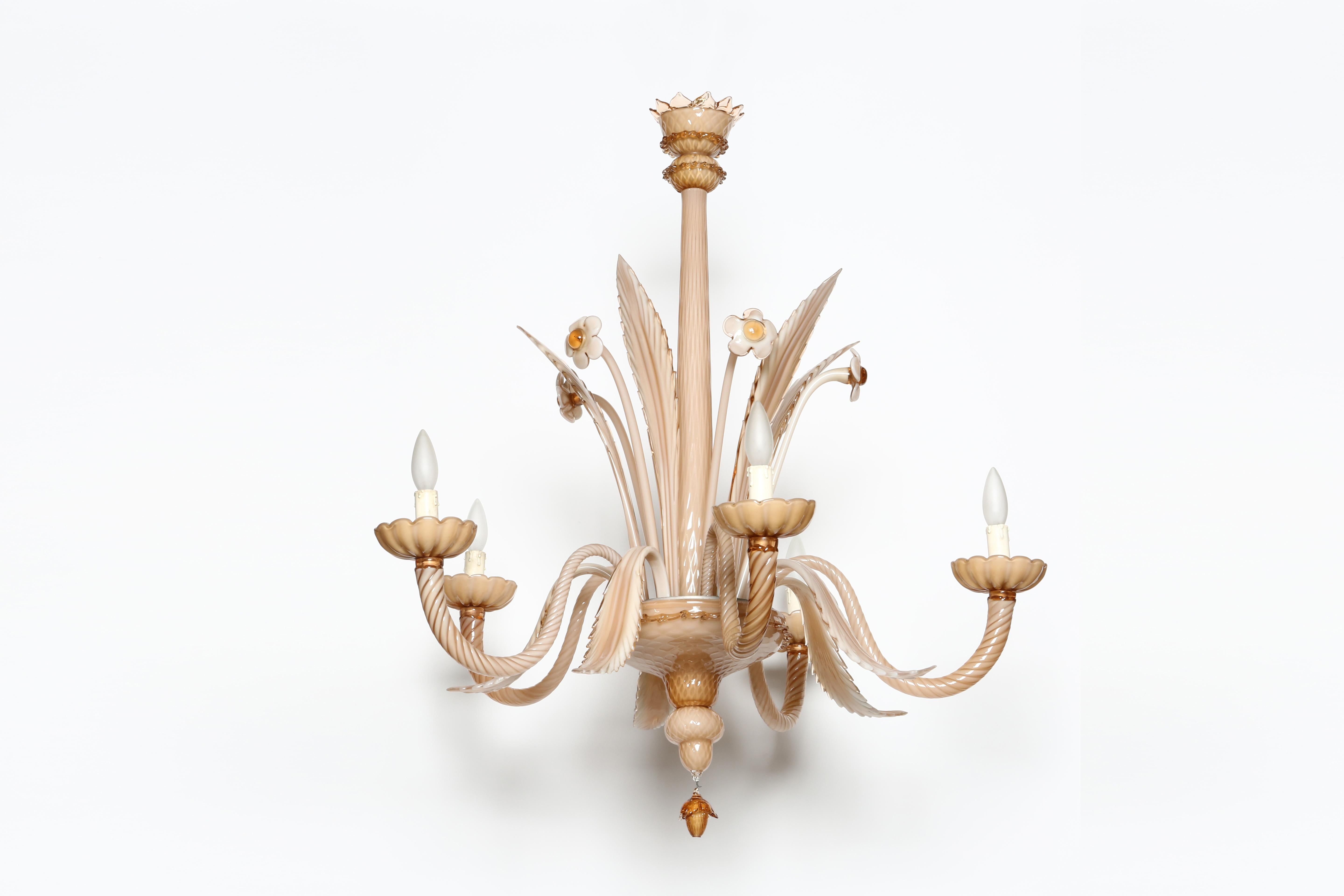 Italian Murano Glass Chandelier