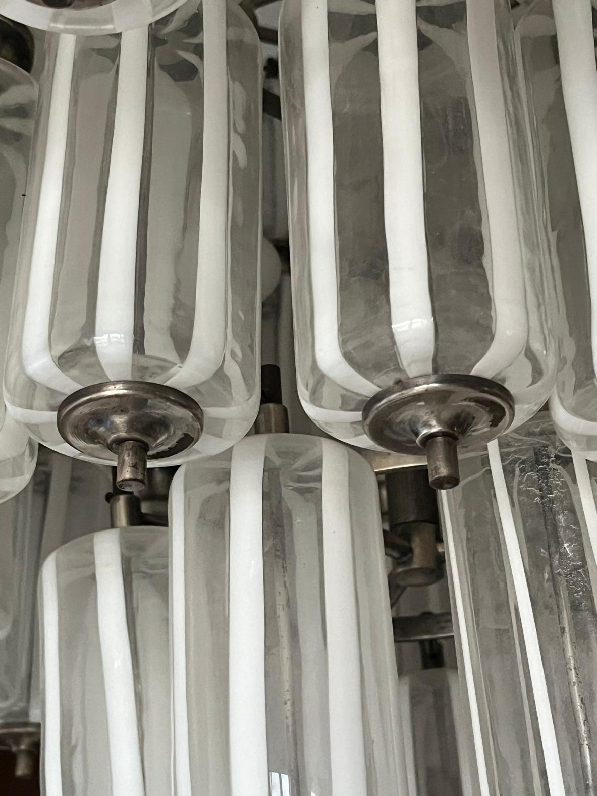 Mid-Century Modern Murano glass chandelier